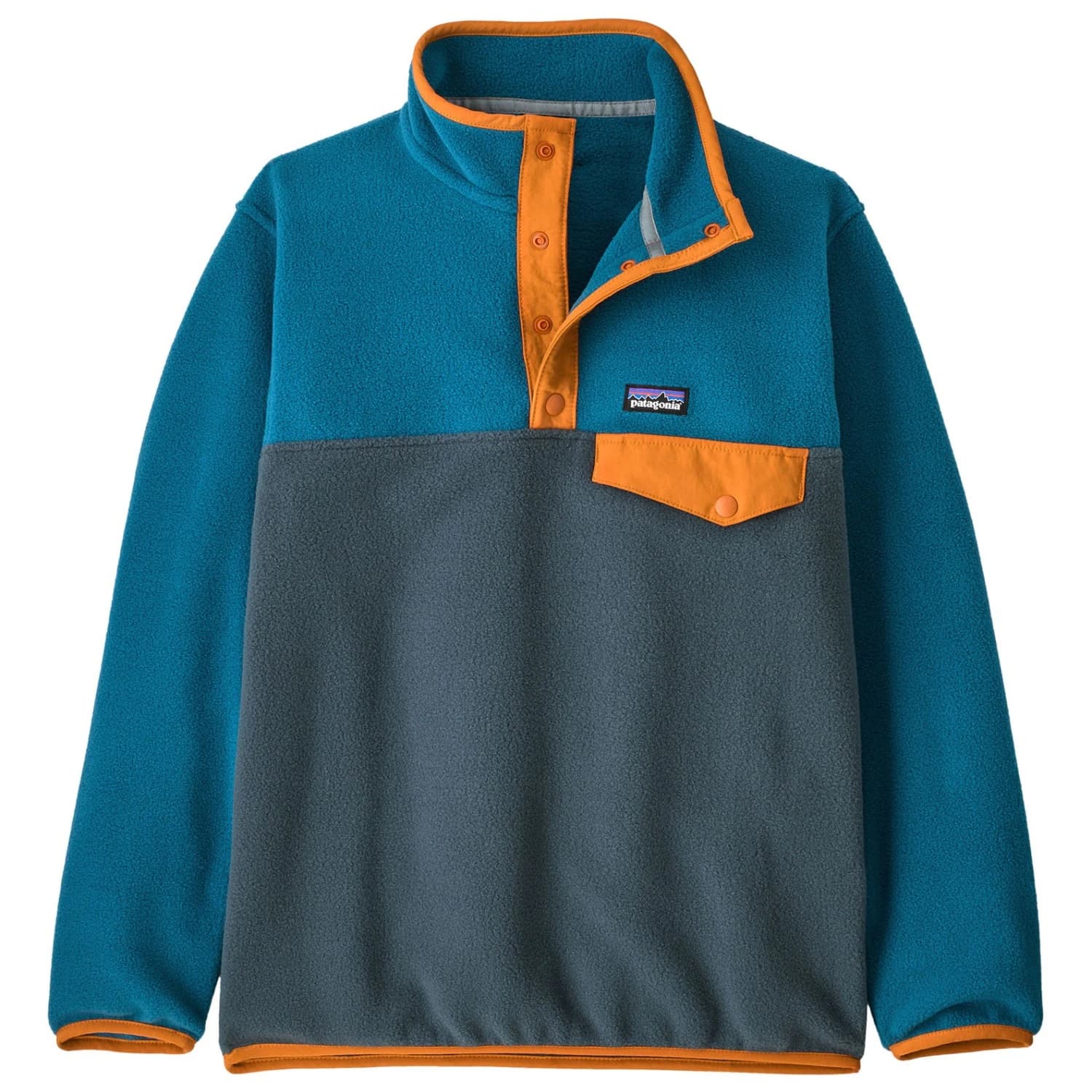 Поларен пуловер Patagonia Boy's Lightweight Synchilla Snap-T Pullover Fleece jumper - Summit Blue