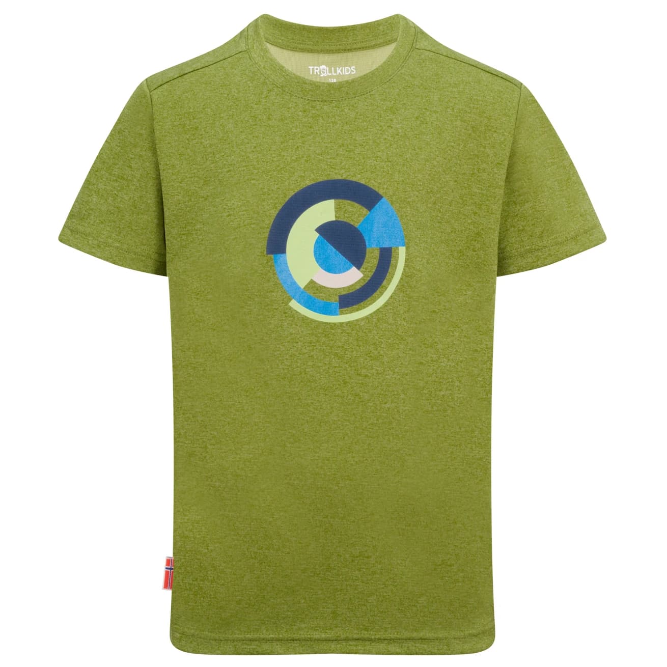 Детска спортна тениска Trollkids Kid's Sognefjord T-Shirt Sport shirt - Kiwi