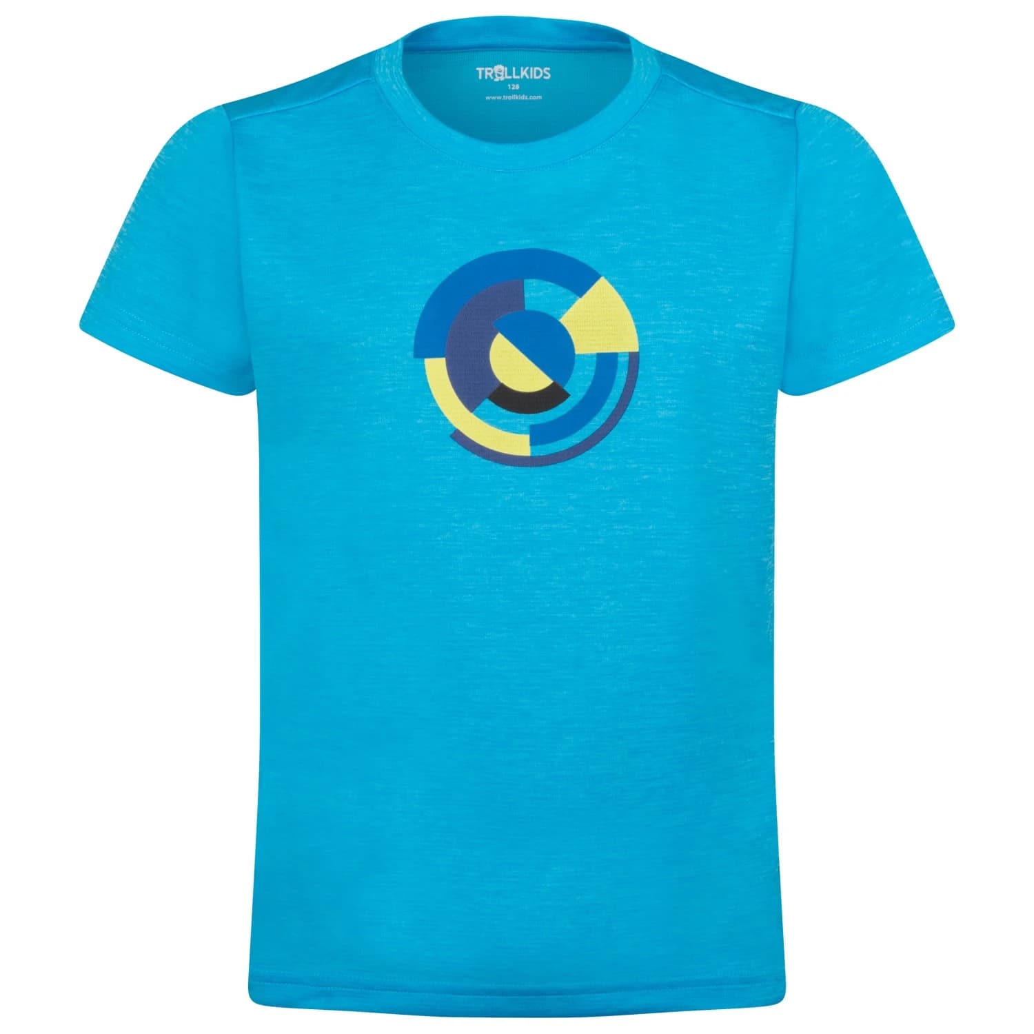 Детска спортна тениска Trollkids Kid's Sognefjord T-Shirt Sport shirt - Pool Blue