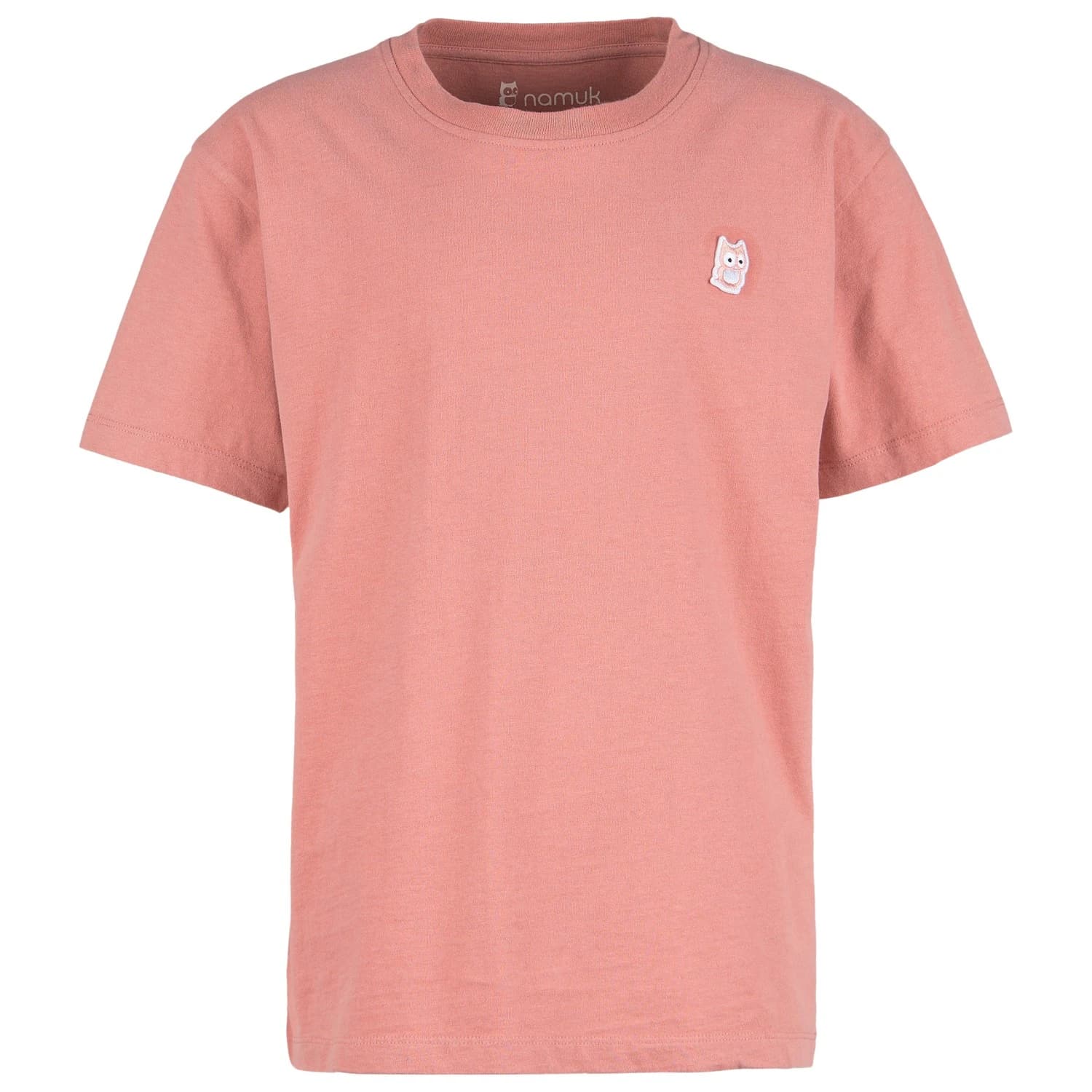 Детска тениска Namuk Kid's Coba Cotton T-Shirt Hina T-shirt - Dark Rose