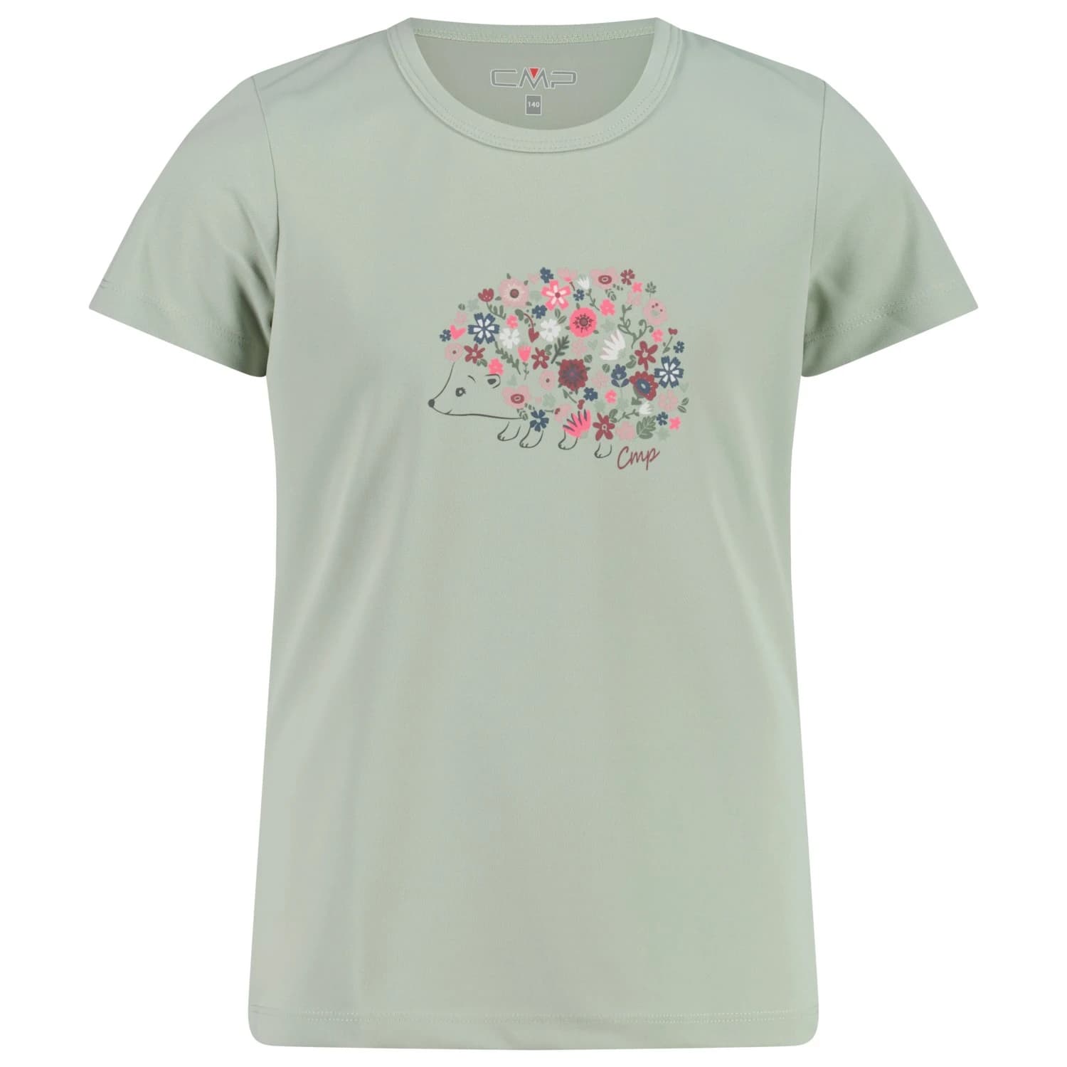 Спортна тениска CMP Girl's T-Shirt Piquet Print Sport shirt - Pistacchio