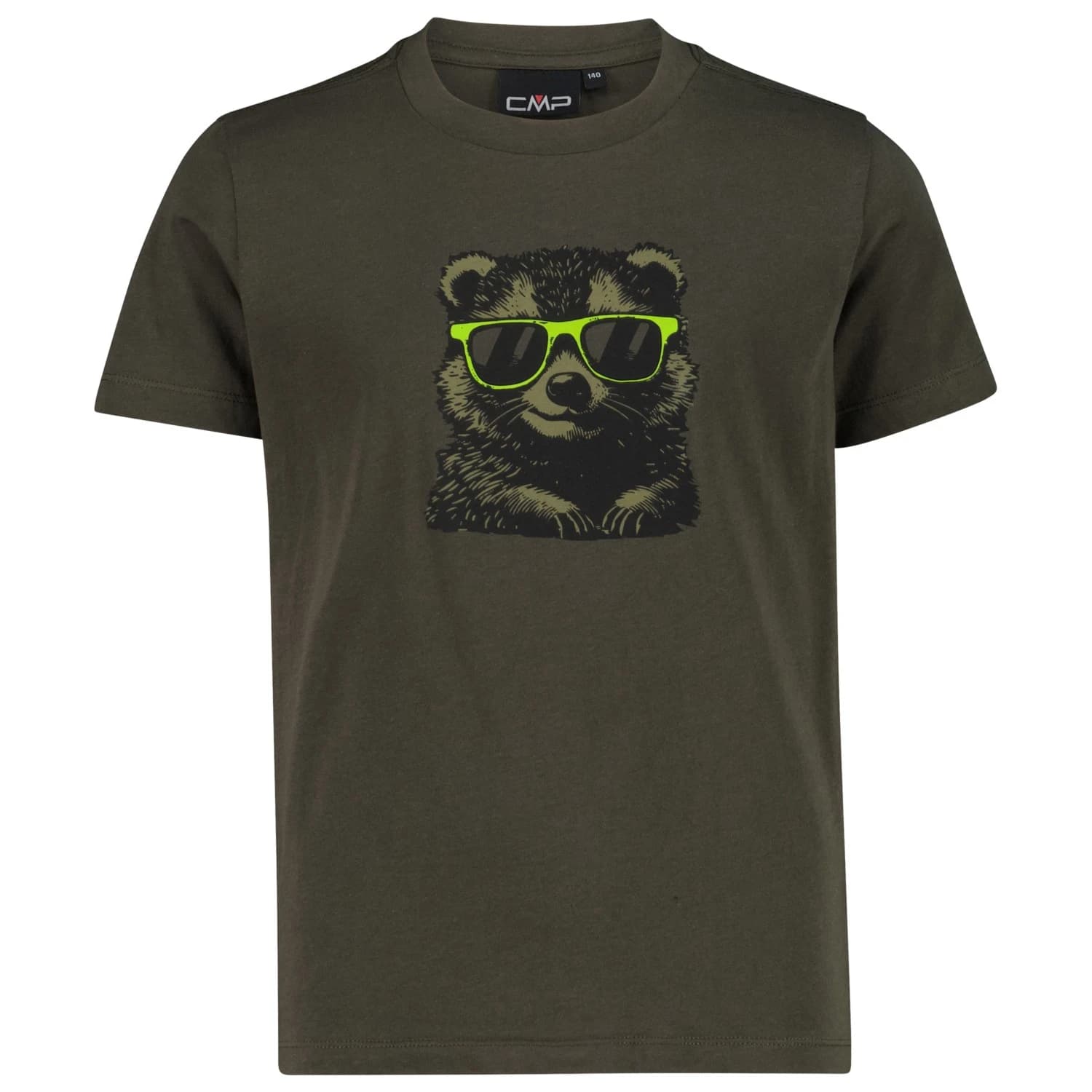 Детска тениска CMP Kid's T-Shirt Print T-shirt - Oil Green