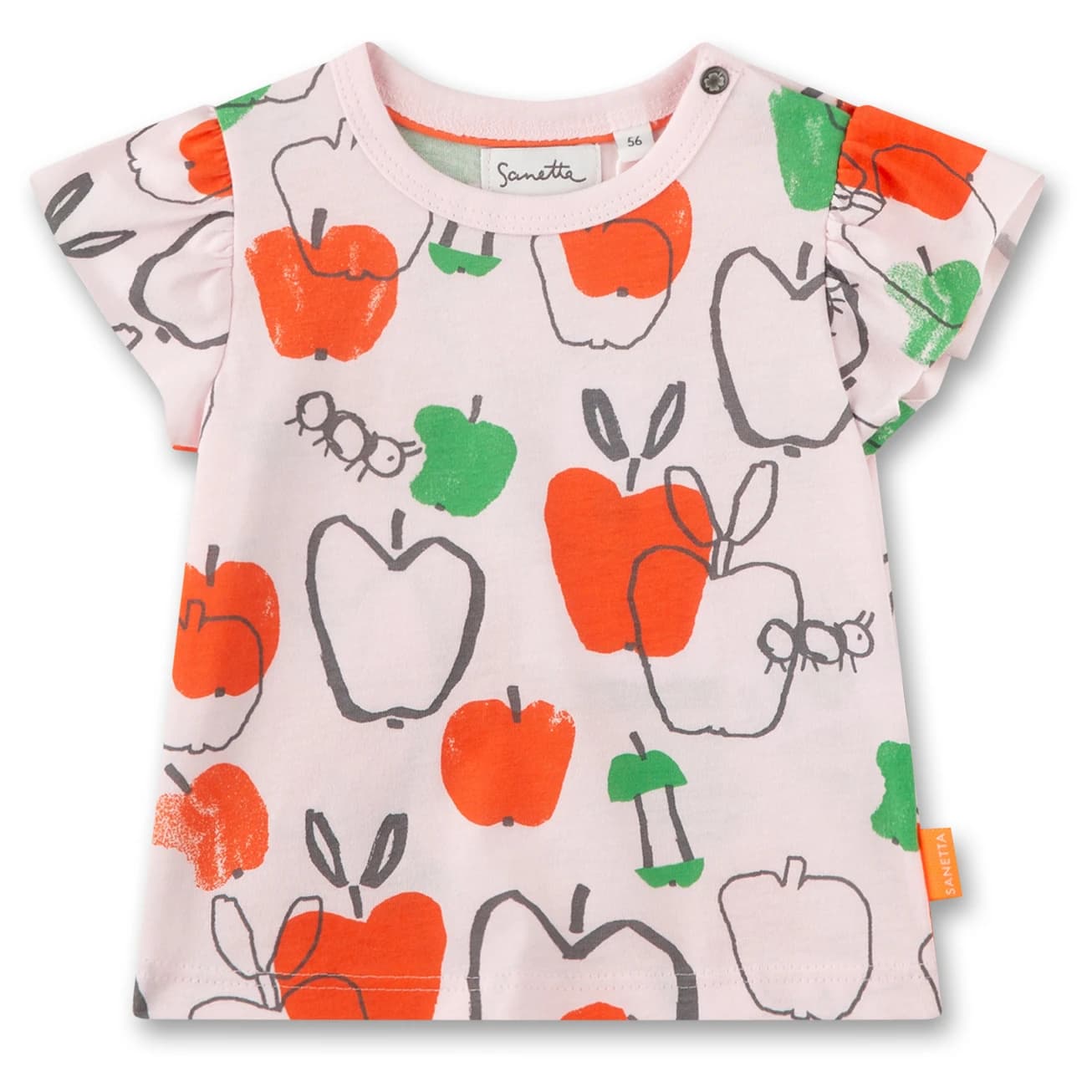 Тениска Sanetta Pure Baby Girls Fancy T-Shirt - Light Rose