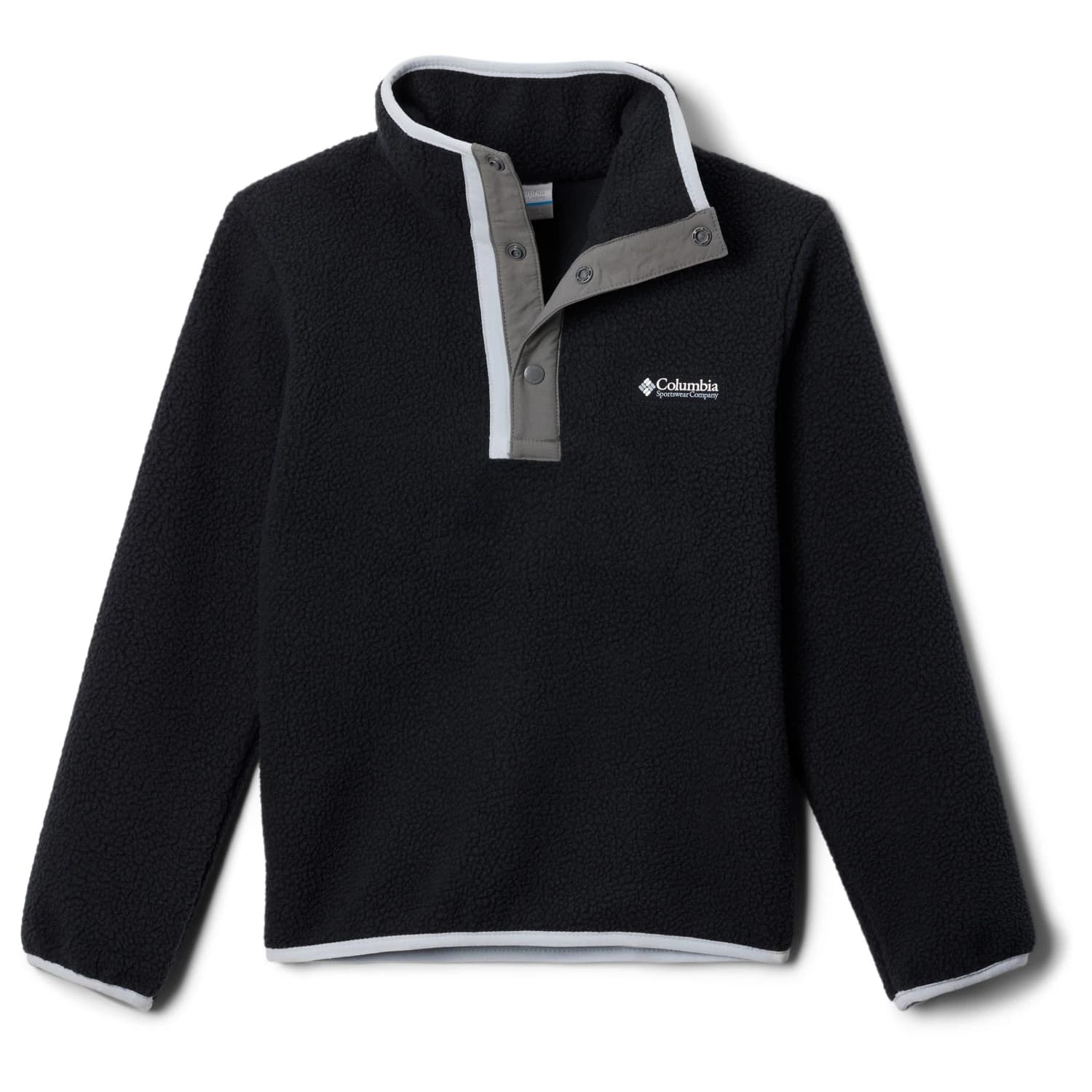 Детски поларен пуловер Columbia Kid's Helvetia II Half Snap Fleece Fleece jumper - Black / City Grey