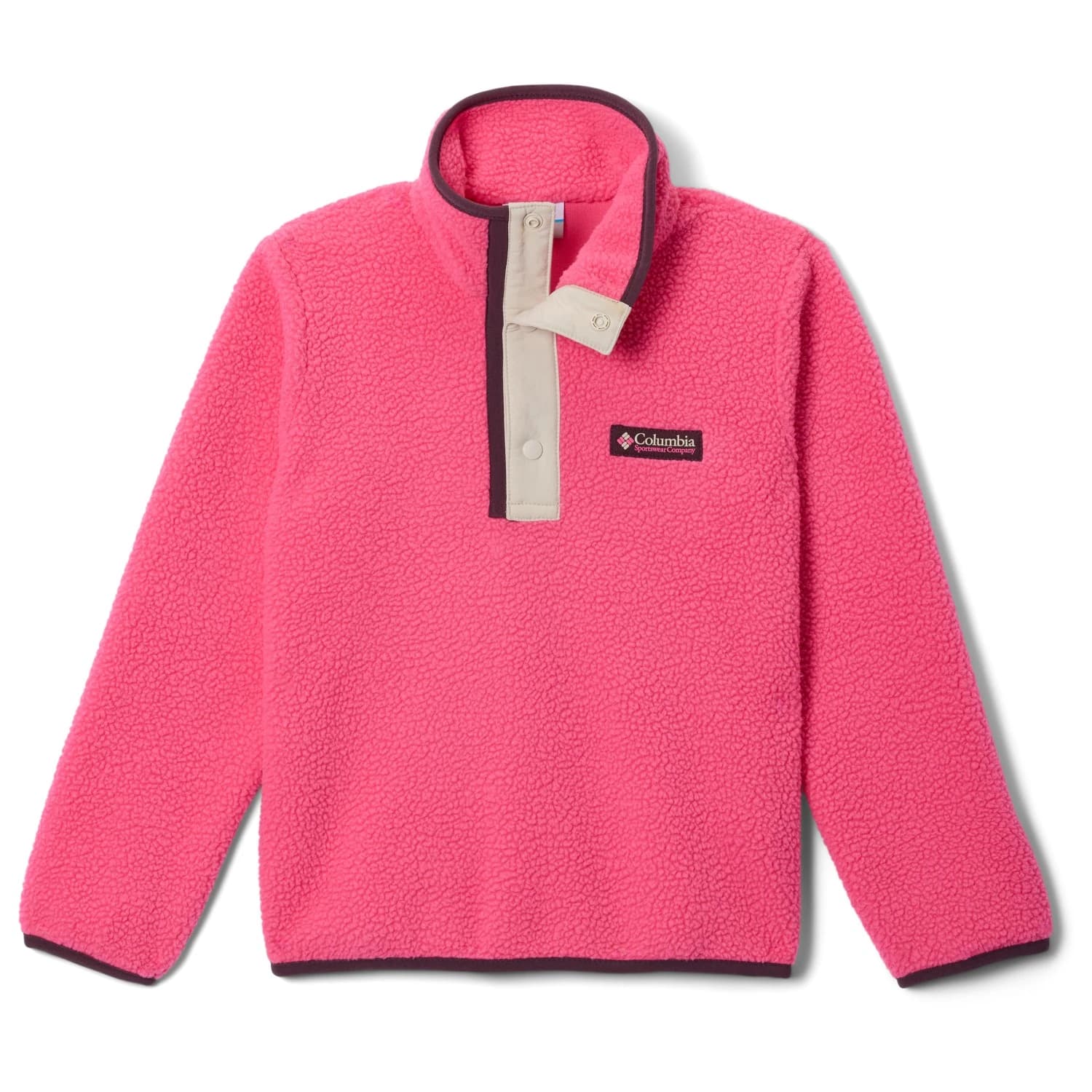 Детски поларен пуловер Columbia Kid's Helvetia II Half Snap Fleece Fleece jumper - Nico / Dark Stone