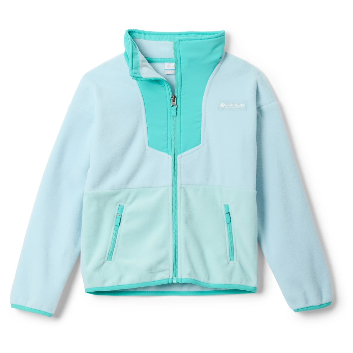 Детско поларено яке Columbia Kid's Sequoia Grove Full Zip Fleece Fleece jumper - Marine Light / Dolphin / Spray