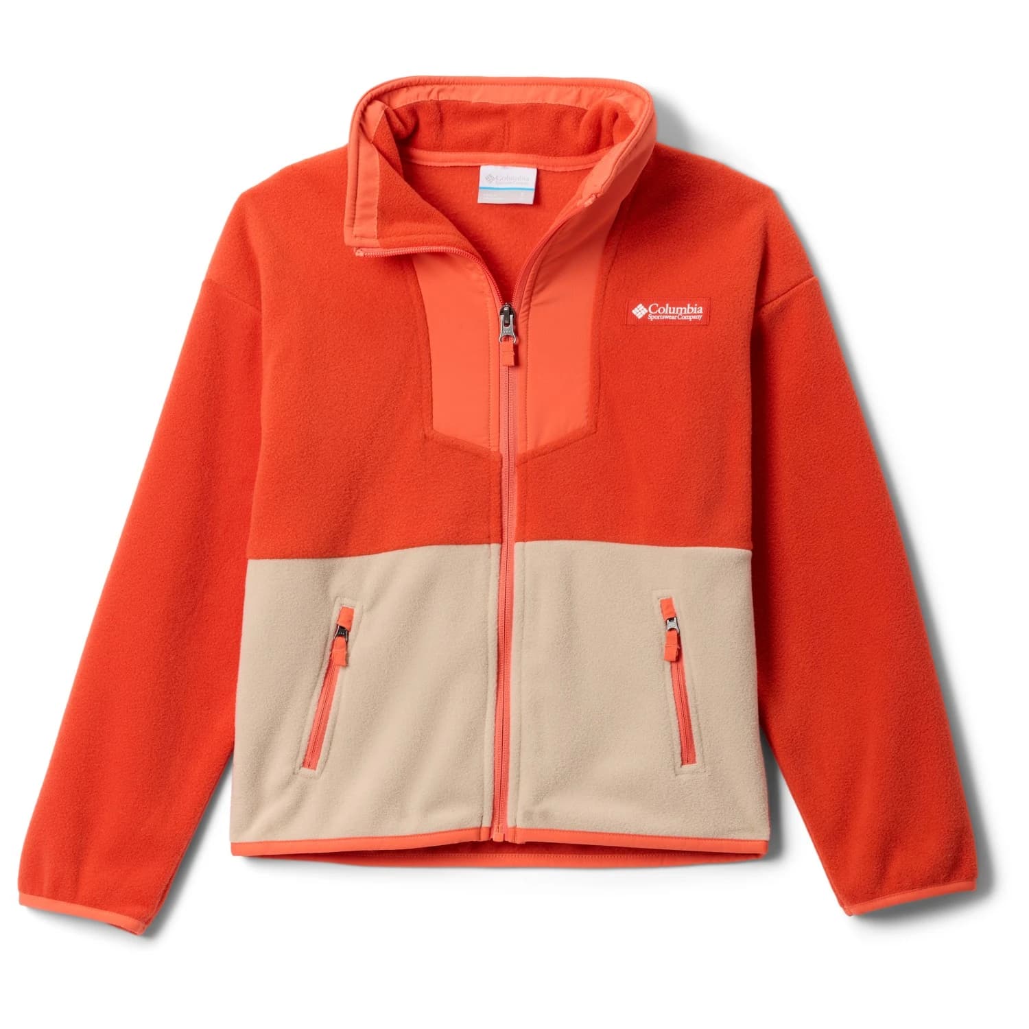 Детско поларено яке Columbia Kid's Sequoia Grove Full Zip Fleece Fleece jumper - Super Sonic / Zing / Ancient Fossil