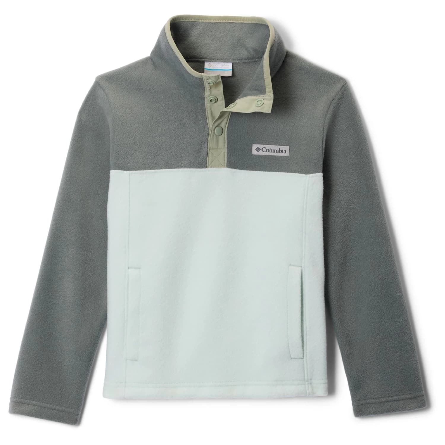 Детски поларен пуловер Columbia Kid's Steens Mtn II 1/4 Snap Fleece Pull-Over Fleece jumper - Tea Light / Sedona Sage / Safari