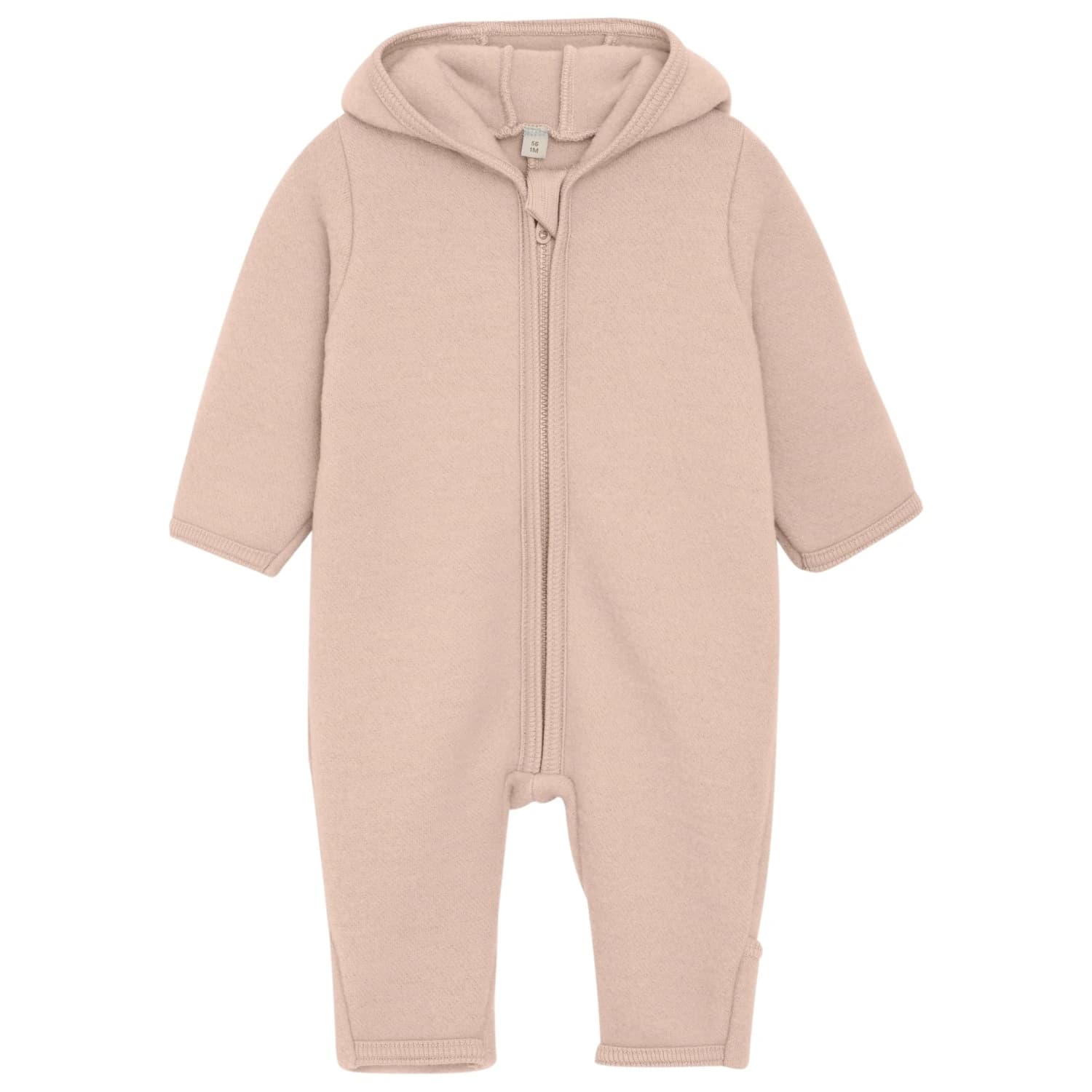 Цял костюм Huttelihut Baby's Pram Suit Wool Fleece Overall - Mahogany Rose