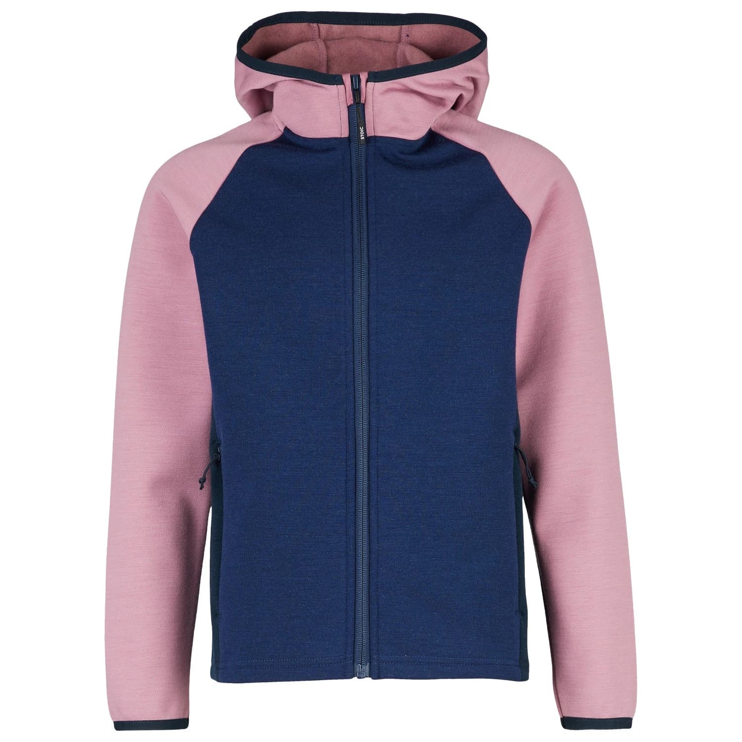 Детски вълнен пуловер Stoic Kid's MerinoFleece335 KuolpaSt. Zip Hoody Fleece jumper - Dark Orchid Multi