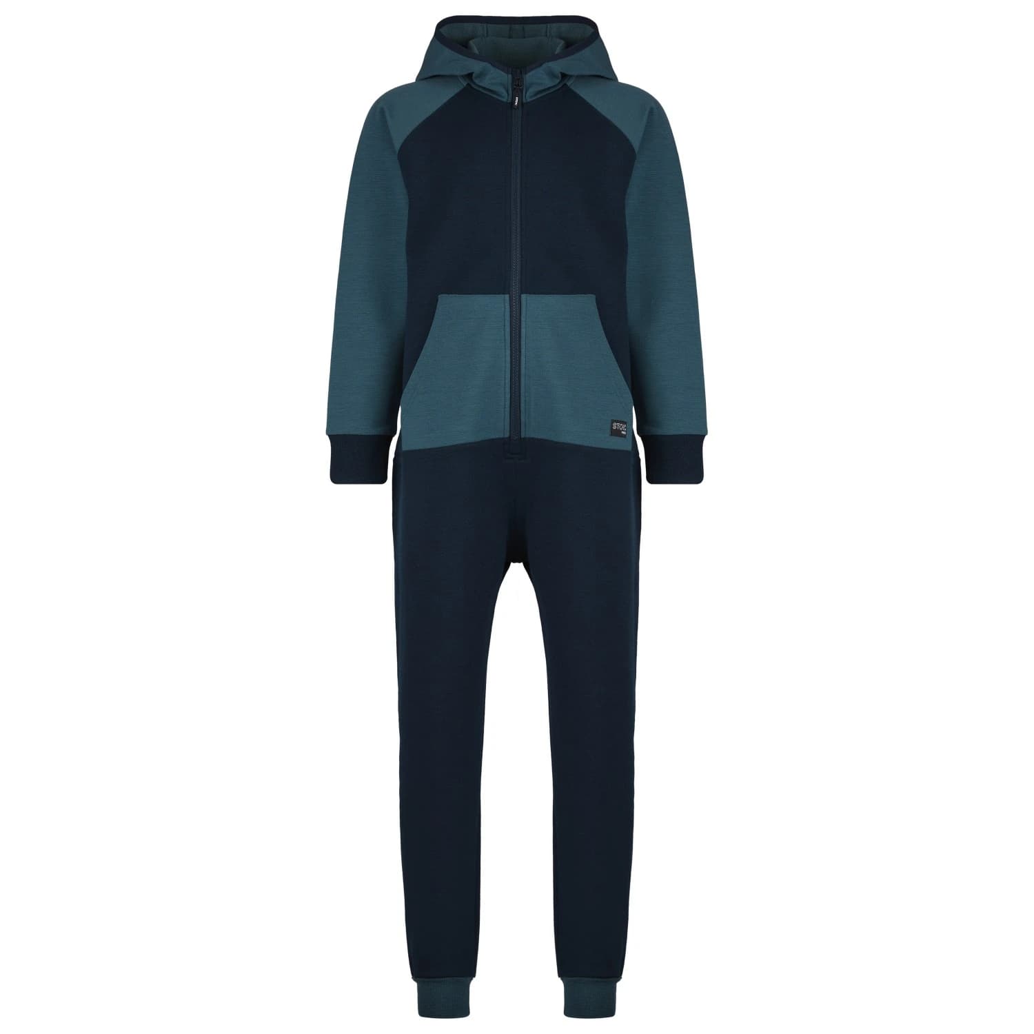 Детски цял костюм Stoic Kid's MerinoFleece335 MMXX.Lulea Overall Overall - Dark Navy / Deep Sea Blue