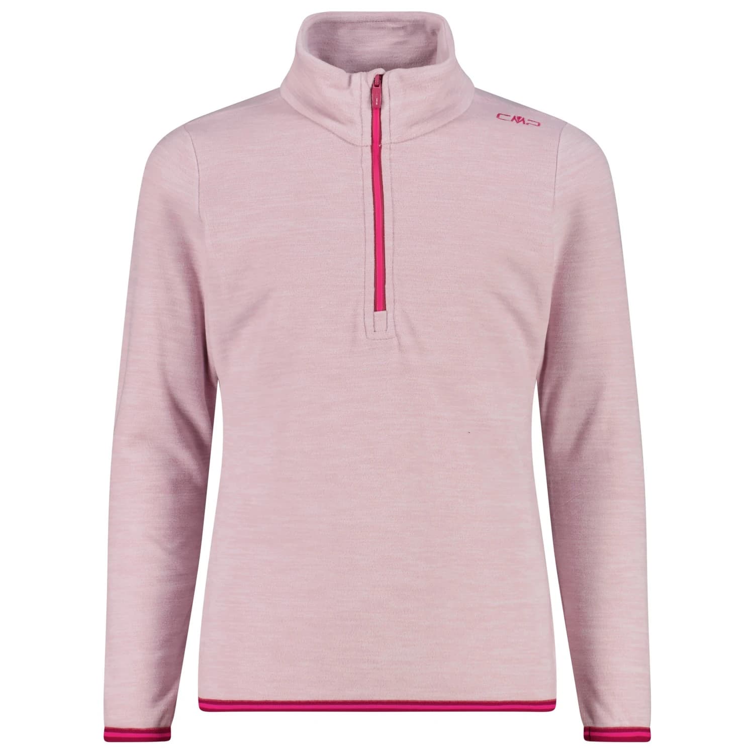 Детски поларен пуловер CMP Kid's Sweat 34G4785 Fleece jumper - Soft Pink Mel.
