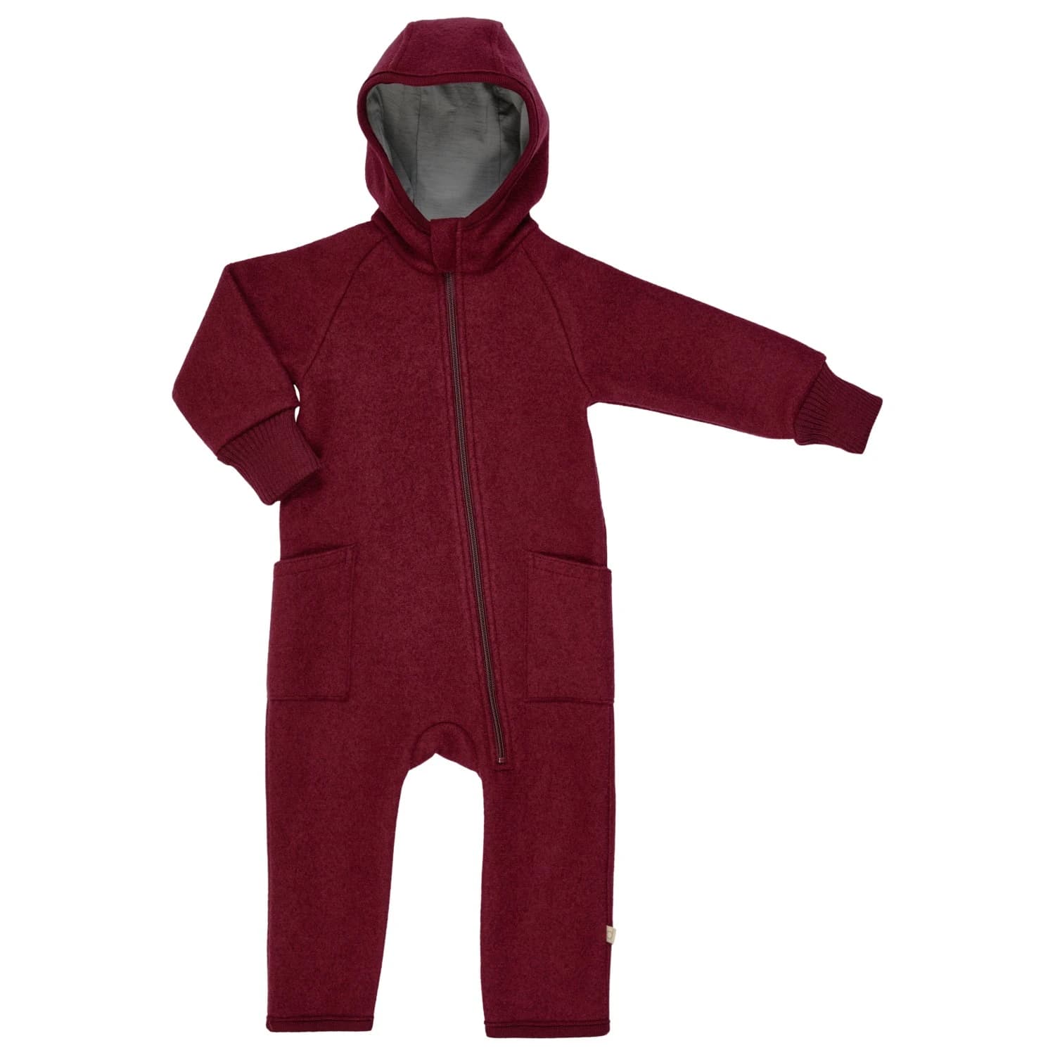 Детски цял костюм disana Kid's Zipp-Overall Overall - Cassis