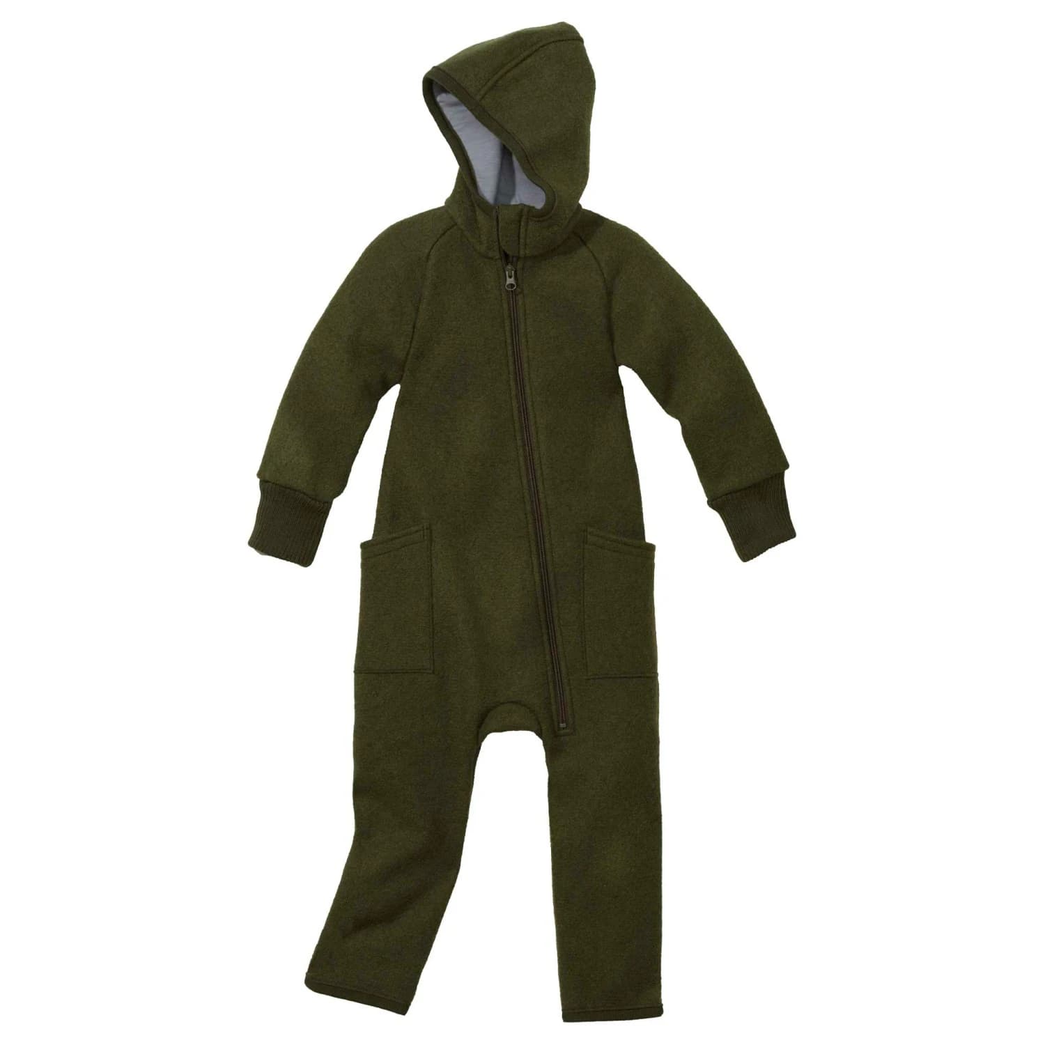 Детски цял костюм disana Kid's Zipp-Overall Overall - Olive