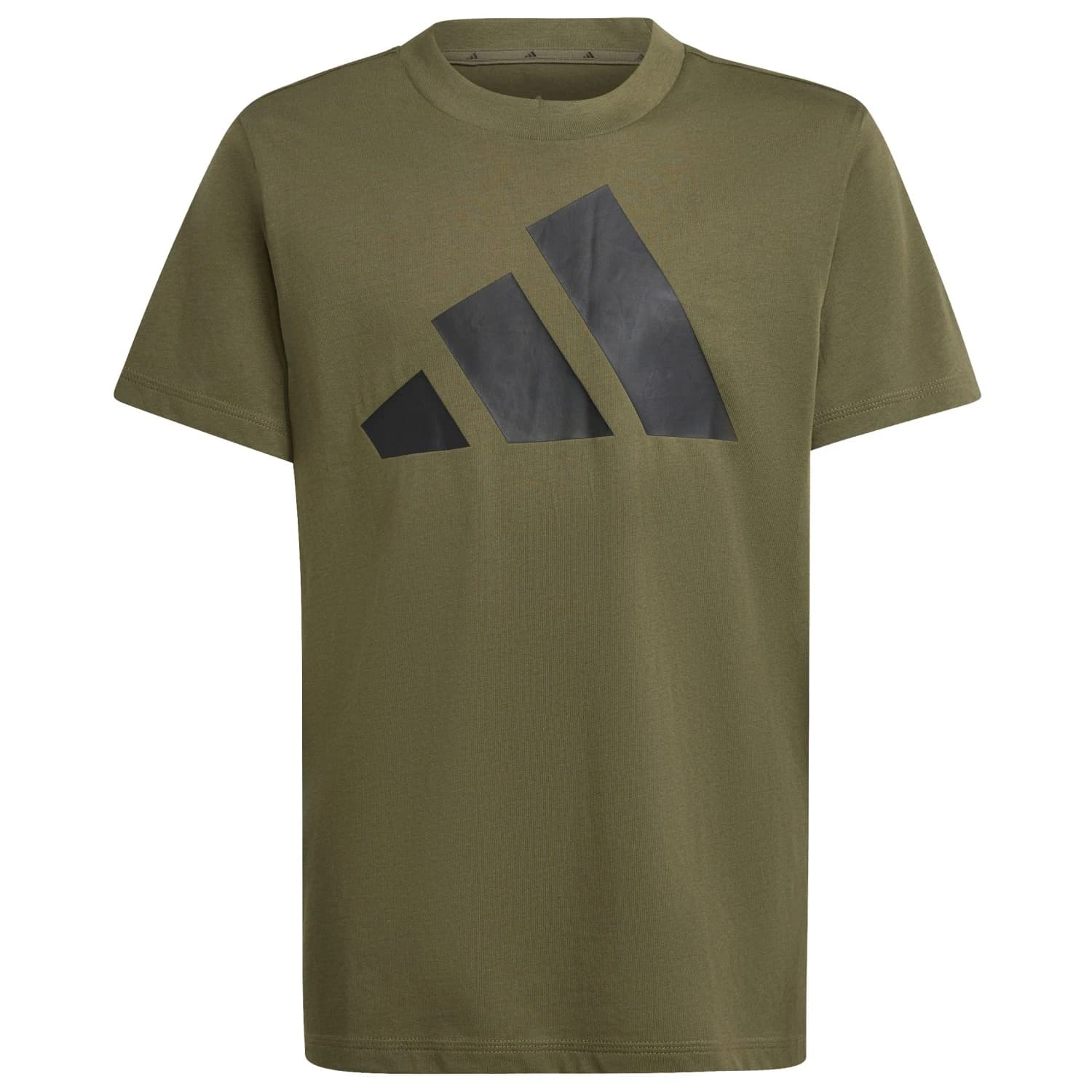 Детска тениска Adidas Kid's Bold Tee 160 T-shirt - Olive Strata / Black