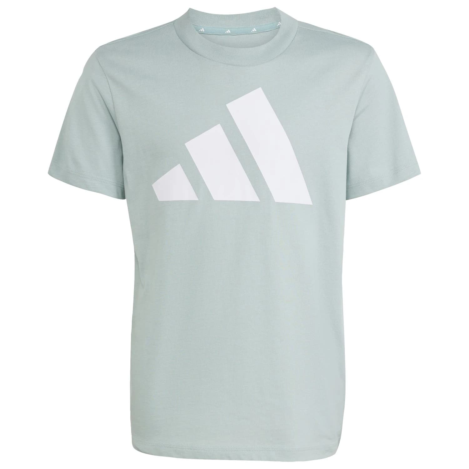 Детска тениска adidas Kid's Bold Tee 160 T-shirt - Wonder Sage / White