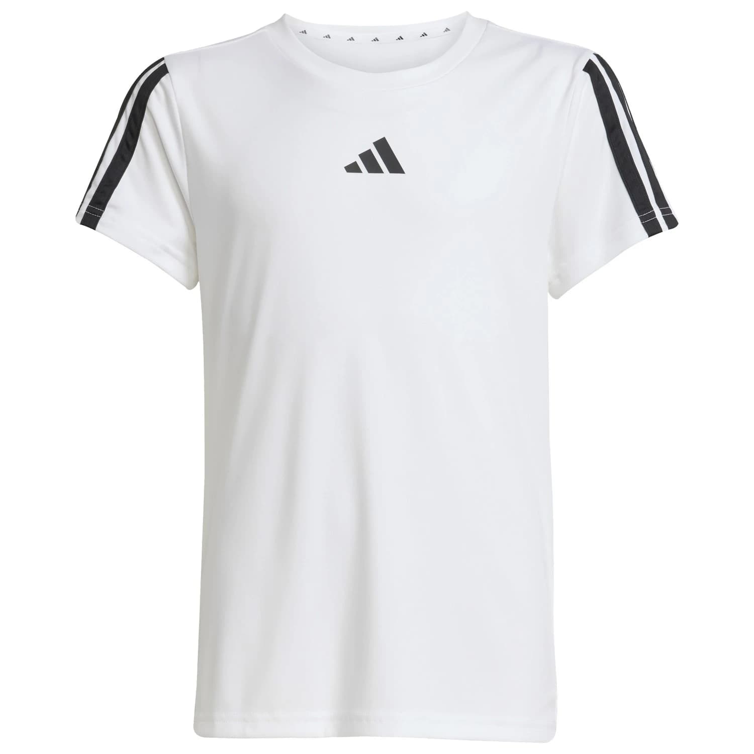 Детска спортна тениска adidas Kid's Training Essential 3 Stripes Tee T-shirt - White / Black