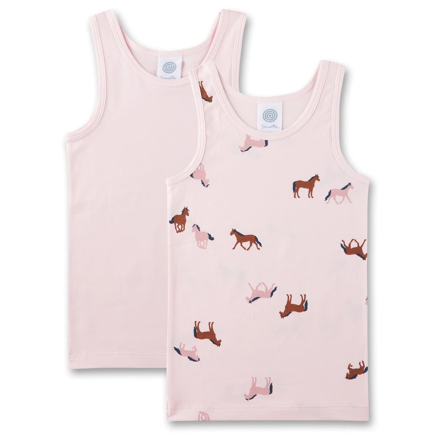 Детски потник Sanetta Kid's DP Shirt 336986+336987 Everyday base layer - Rosa