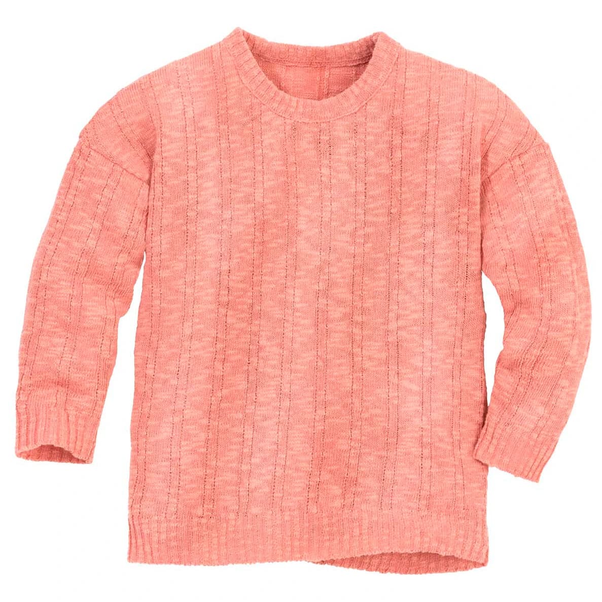 Детски пуловер disana Kids' Linen Jumper - Softpink