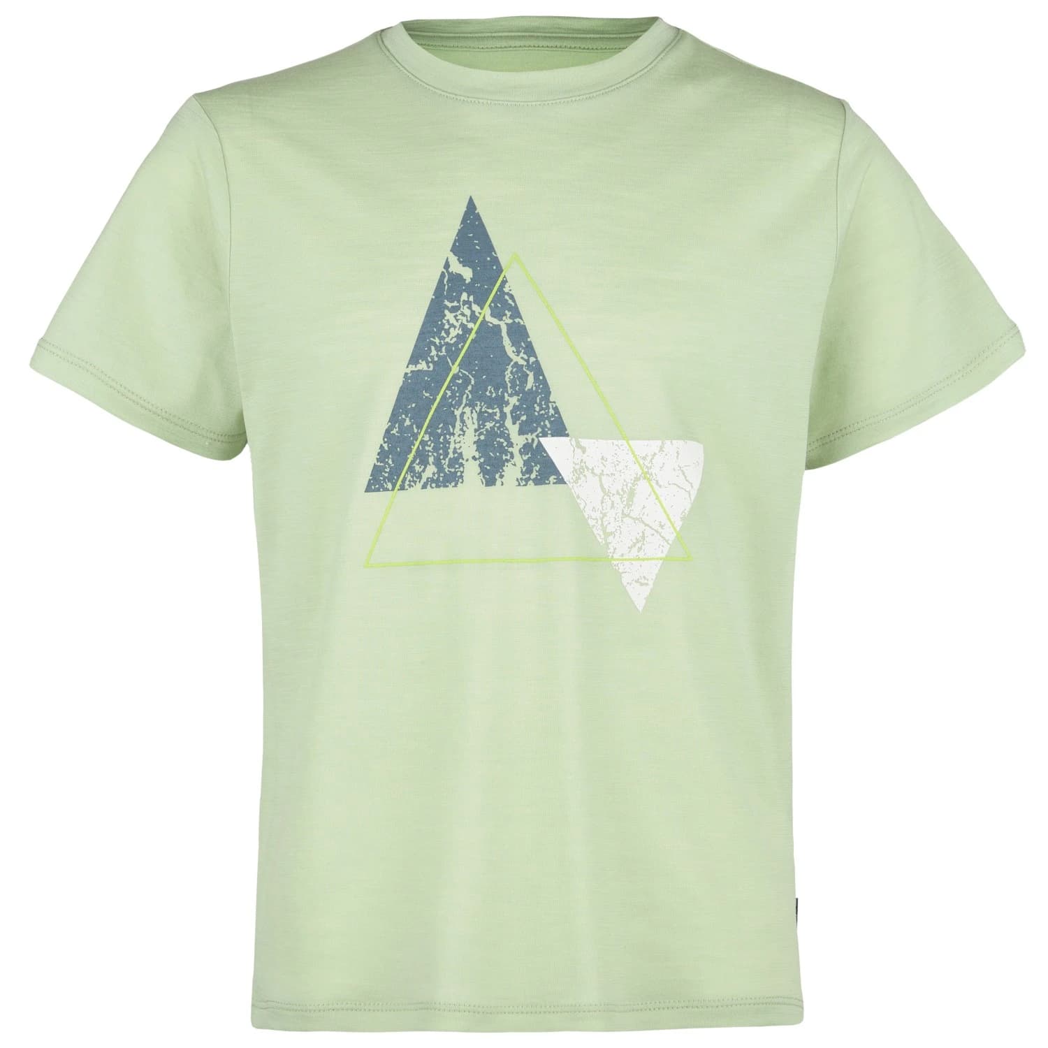 Детска мериносова блуза Stoic Kids Merino155 LaholmSt. Print T-Shirt Merino shirt - Tender Green