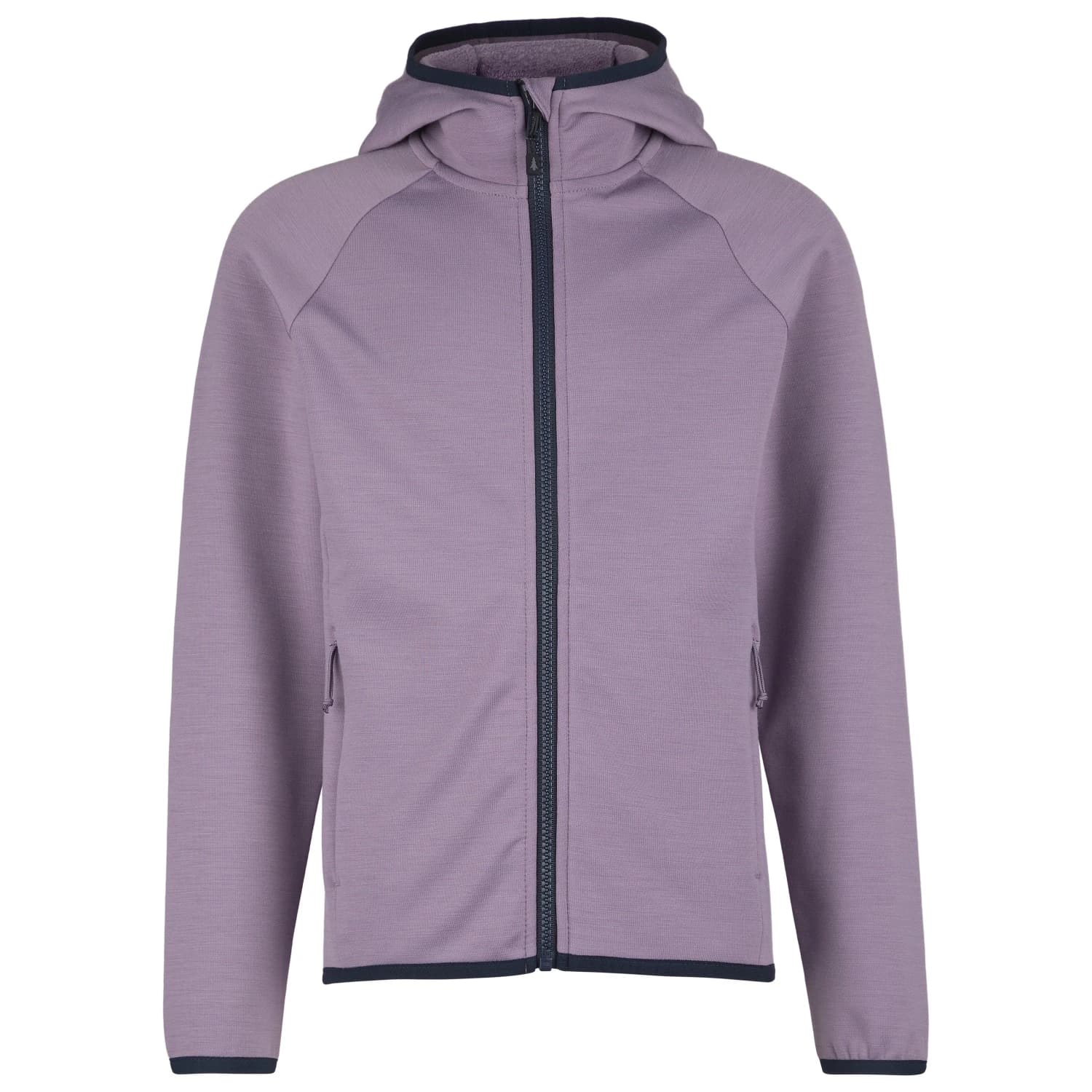 Детски вълнен пуловер Heber Peak Kid's MerinoBlend SaplingHe. II Hoody Zip-up hoodie - Plum Grey