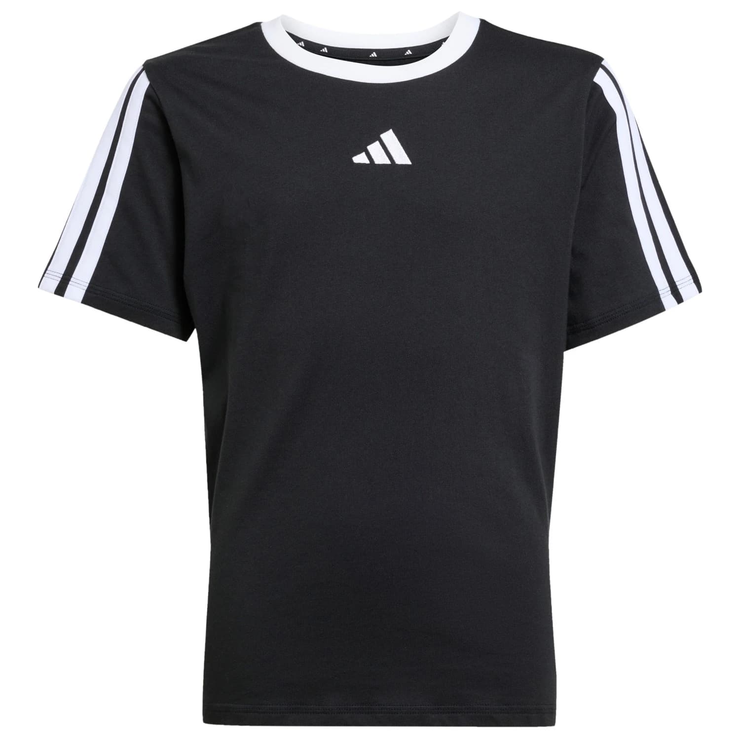 Тениска adidas Girl's 3-Stripes Essentials T-Shirt - Black / White