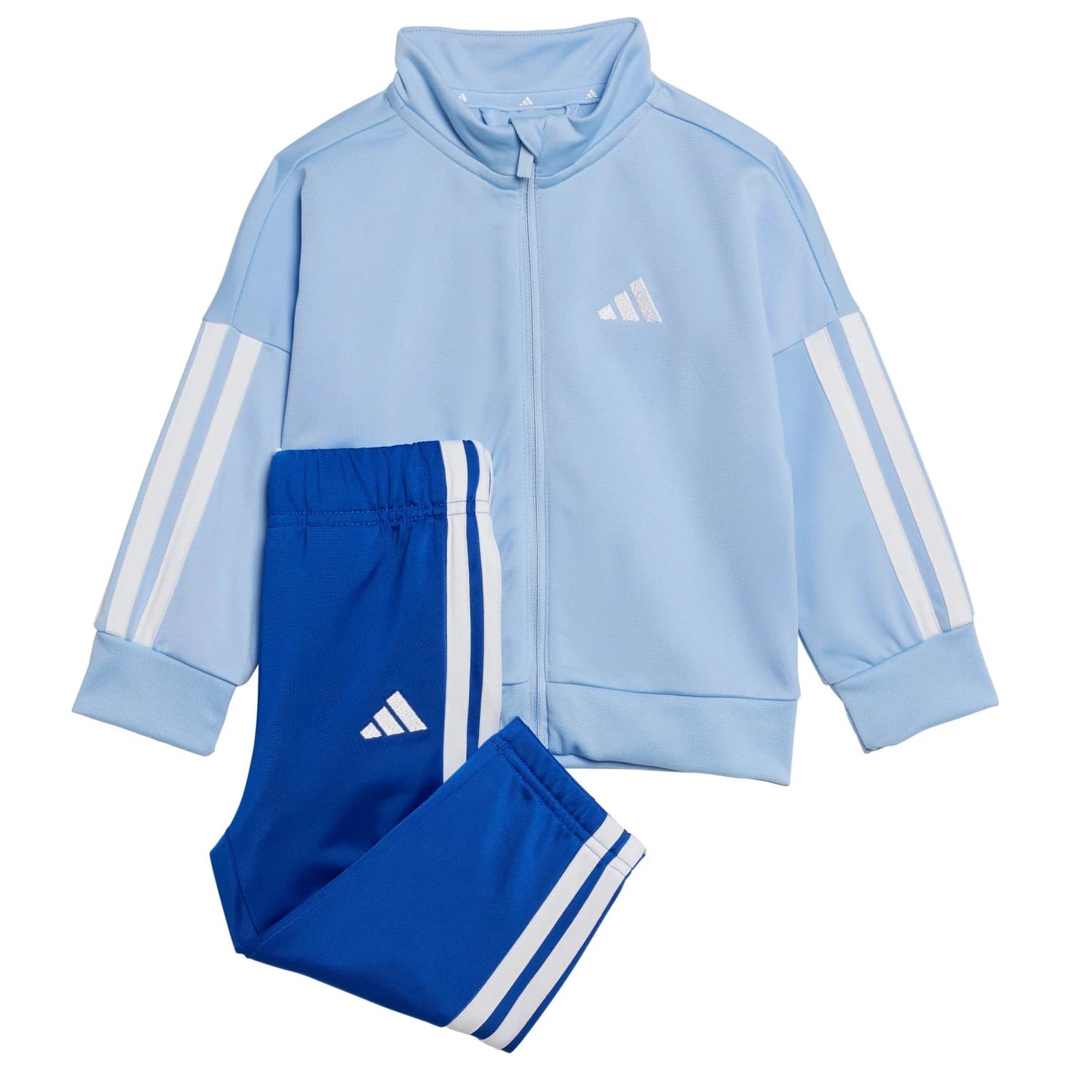 Детско яке за тренировка adidas Kid's Essentials Climacool Tracksuit Training jacket - Glow Blue / White