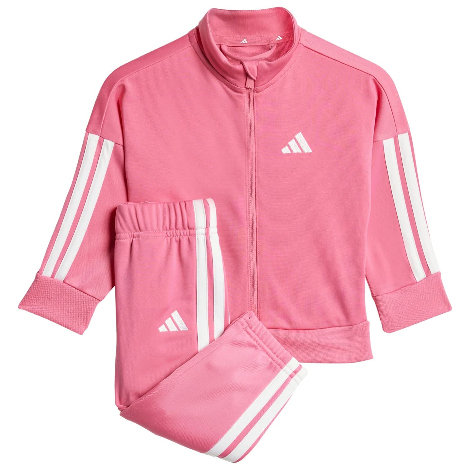 Детско яке за тренировка adidas Kid's Essentials Climacool Tracksuit Training jacket - Pink Fusion / White