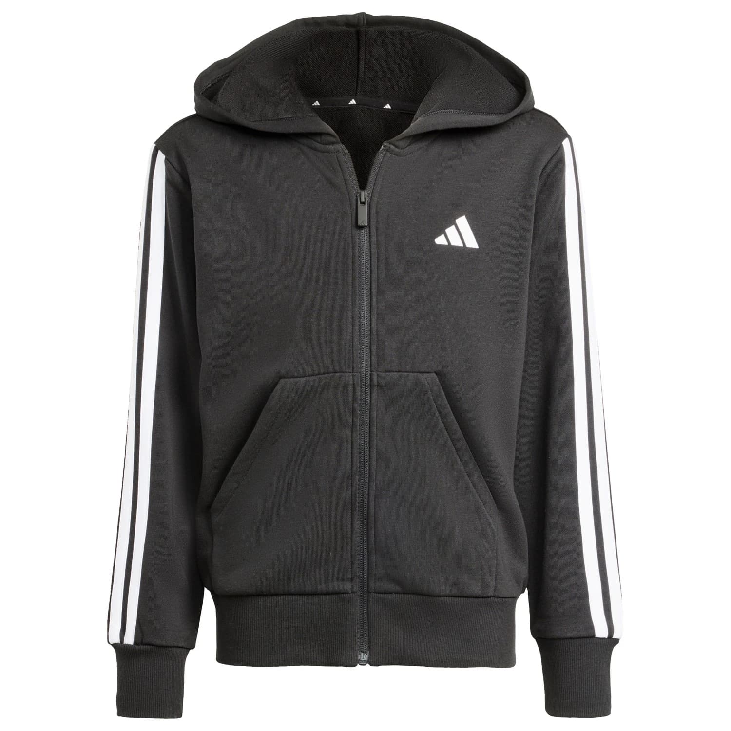 Детски суичър adidas Kid's Essentials Full Zip Hoodie - Black / White