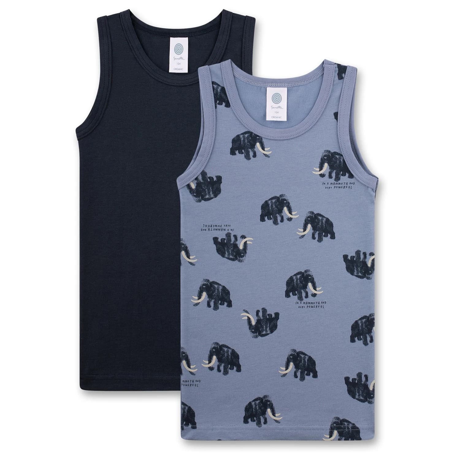 Детски потник Sanetta Kid's DP Shirt 337071+337072 Top - Stone Wash