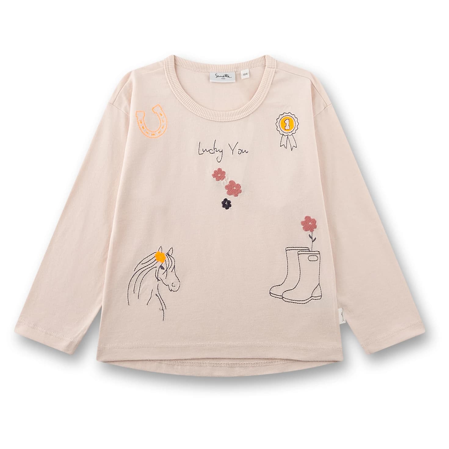 Детска блуза с дълъг ръкав Sanetta Kid's Shirt 12141 Longsleeve - Shell