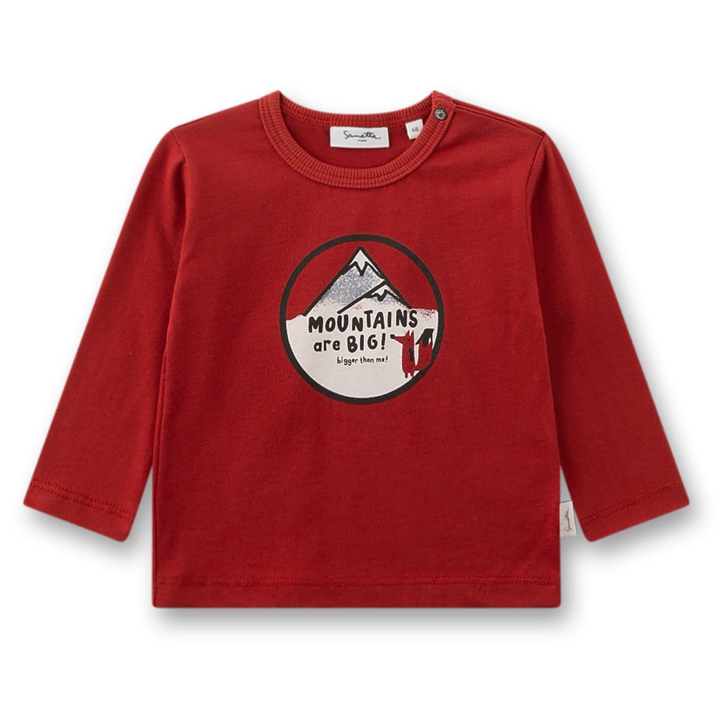 Детска блуза с дълъг ръкав Sanetta Kid's Shirt 12280 Longsleeve - Rusty Red