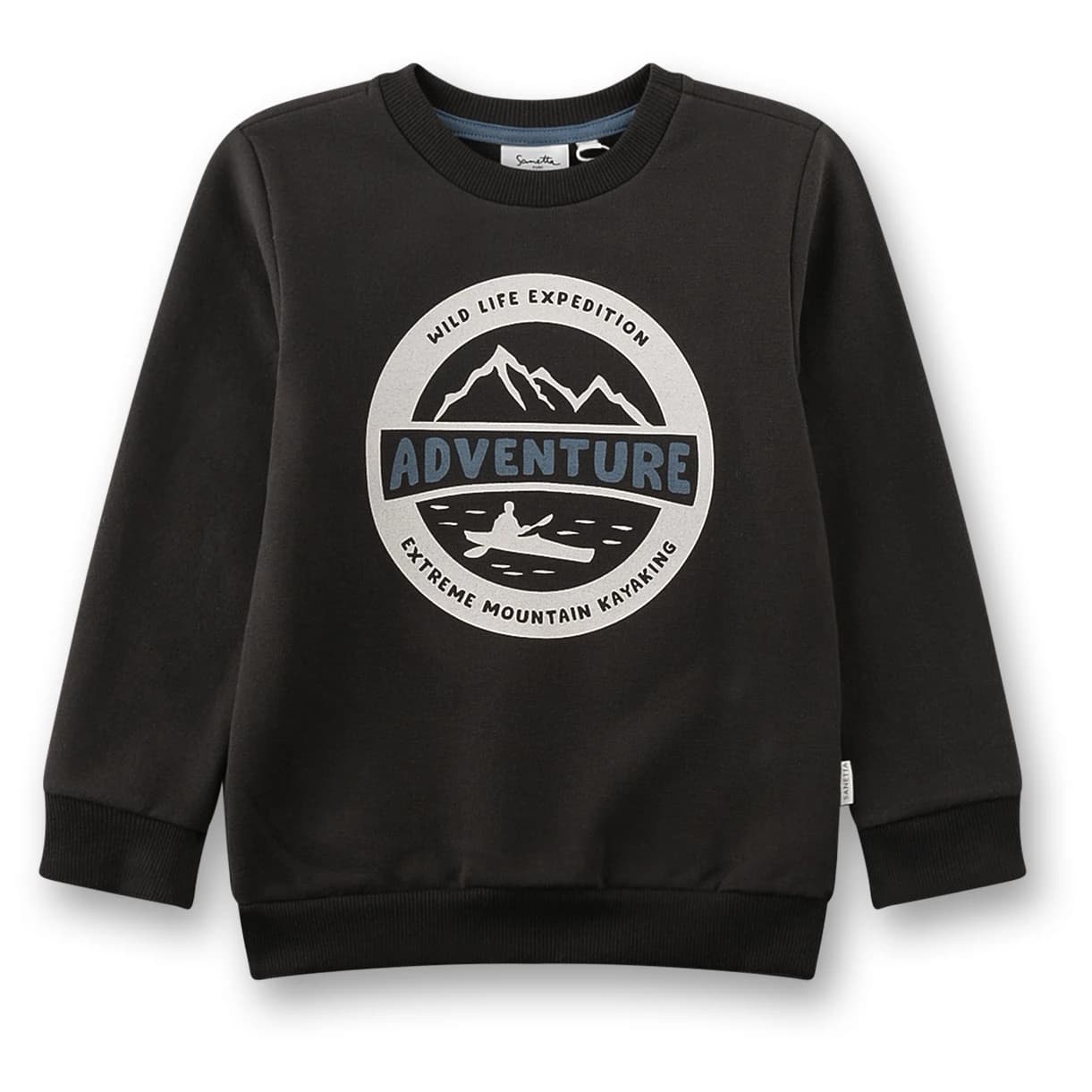 Детски пуловер Sanetta Kid's Sweatshirt 12304 Jumper - Licorice