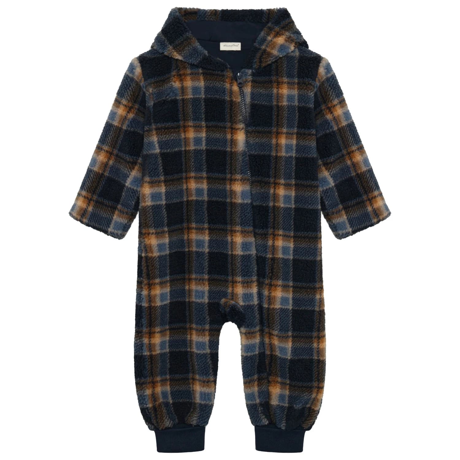 Детски цял костюм Minymo Kid's Suit Teddy with Lining Overall - Parisian Night