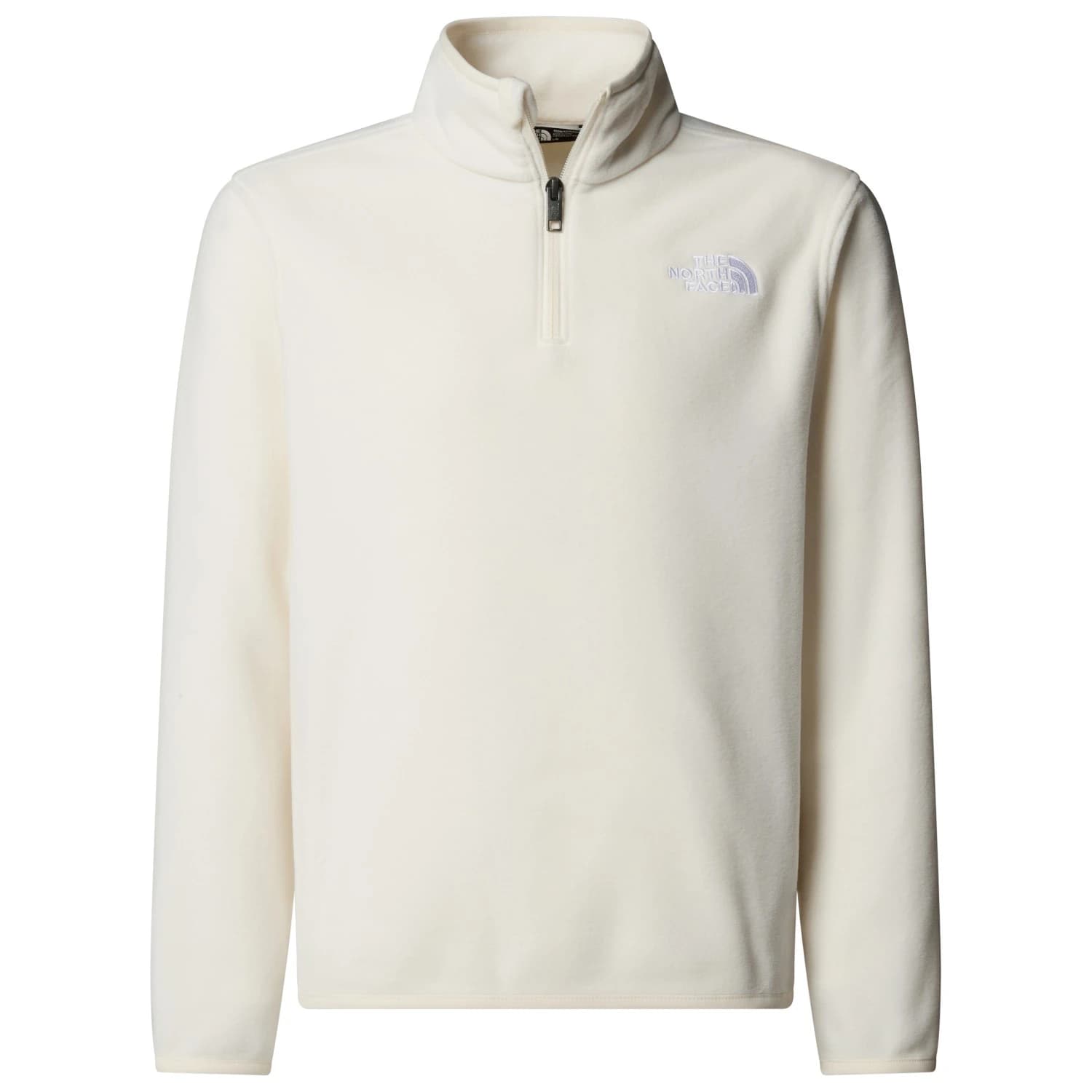 Поларен пуловер The North Face Teen's Glacier 1/4 Zip Pullover Fleece jumper - White Dune