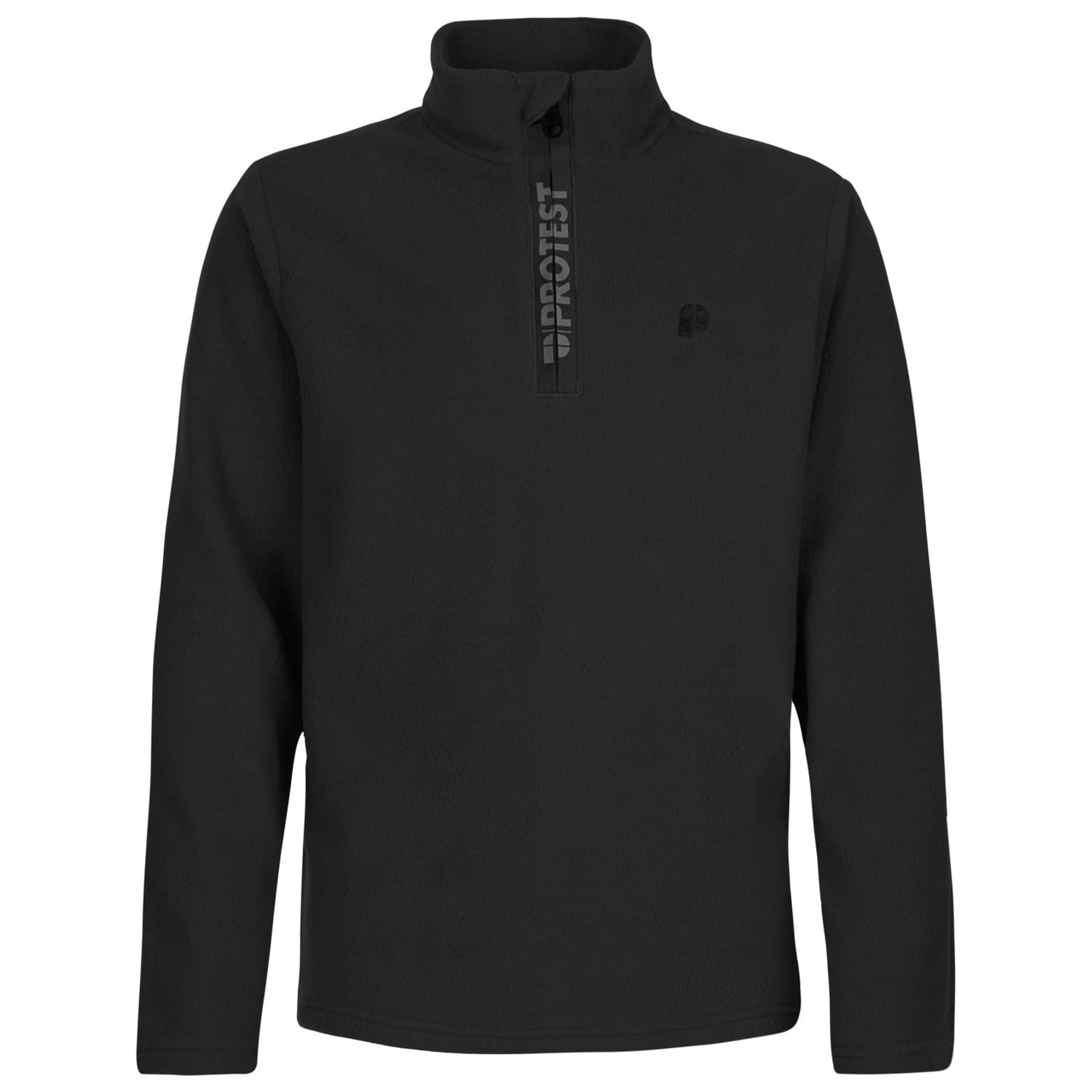 Детски поларен пуловер Protest Kid's PRTReperfecty 1/4 Zip Active Top Fleece jumper - True Black
