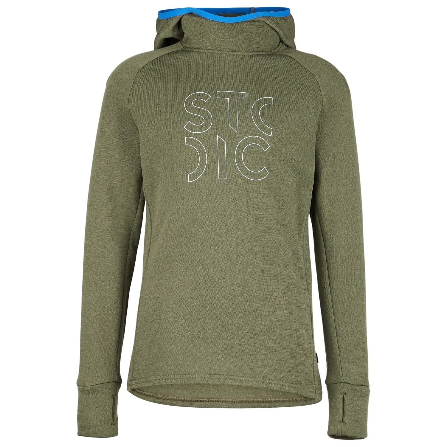 Детски вълнен пуловер Stoic Kid's MerinoFleece240 StofersSt. Hoody Merino hoodie - Olive Green