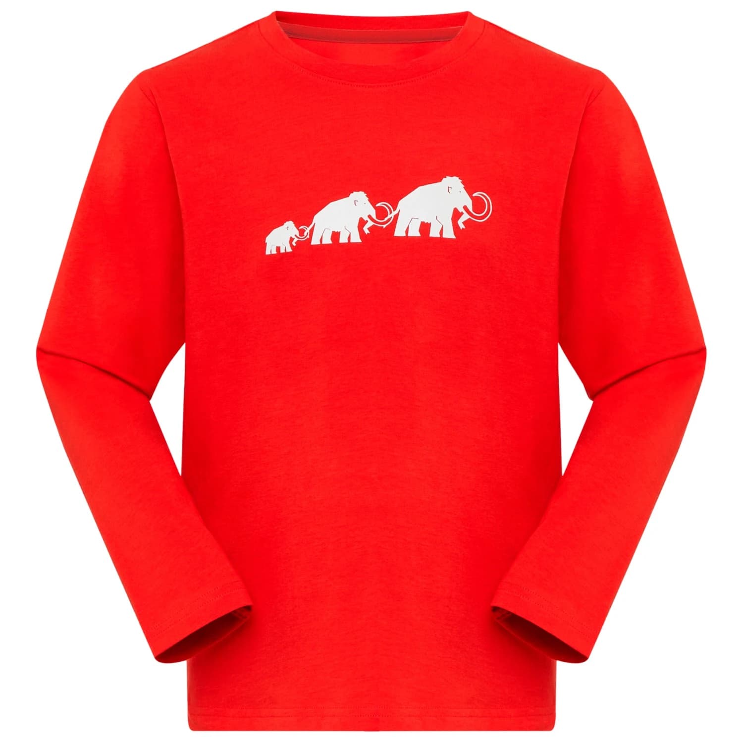 Детска блуза с дълъг ръкав Mammut Kid's Mammut Core Longsleeve Logo Longsleeve - Mammut Red