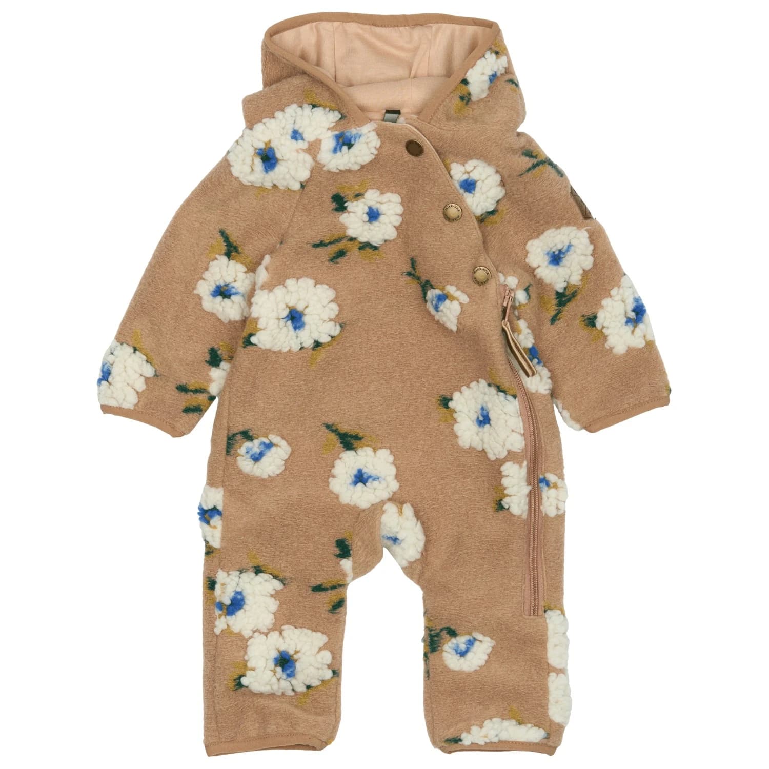 Детски цял костюм Mikk-Line Kid's Teddy Suit Ears Overall - Chipmunk