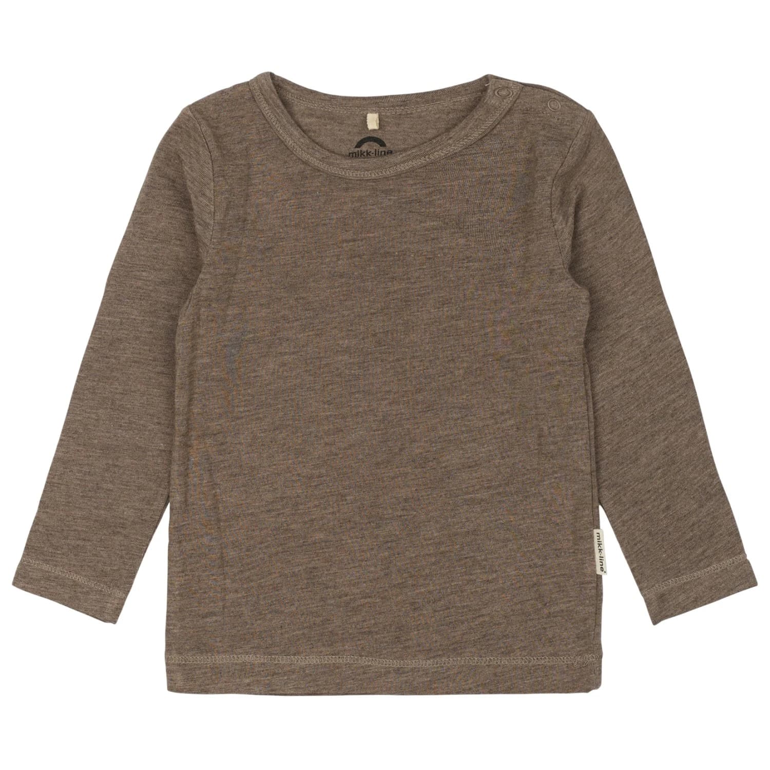 Детска мериносова блуза Mikk-Line Kid's Wool/Bamboo L/S Top Merino shirt - Melange Denver