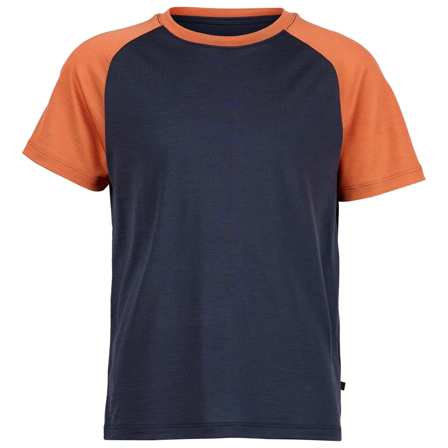Детска мериносова блуза Heber Peak Kid's MerinoCool165 EvergreenHe. T-Shirt Merino shirt - Sunset Orange / Dark Night Blue