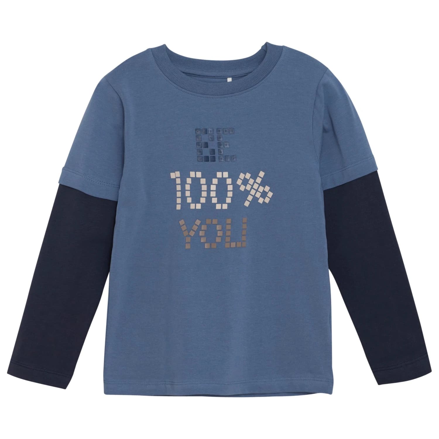 Детска блуза с дълъг ръкав Minymo Kid's T-Shirt L/S No. 134003 Longsleeve - China Blue