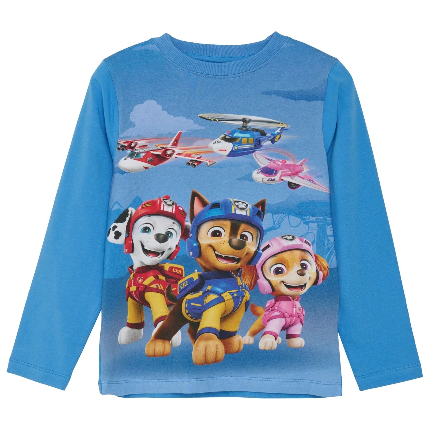 Детска блуза с дълъг ръкав Minymo Kid's T-Shirt L/S No. 6691 Longsleeve - Regatta