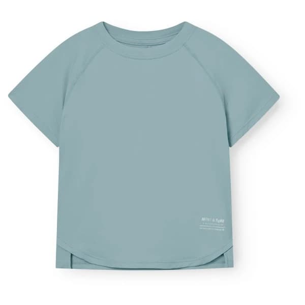 Детска спортна тениска Mini A Ture Kid's Matbjergi T-Shirt Sport shirt - Arona Blue