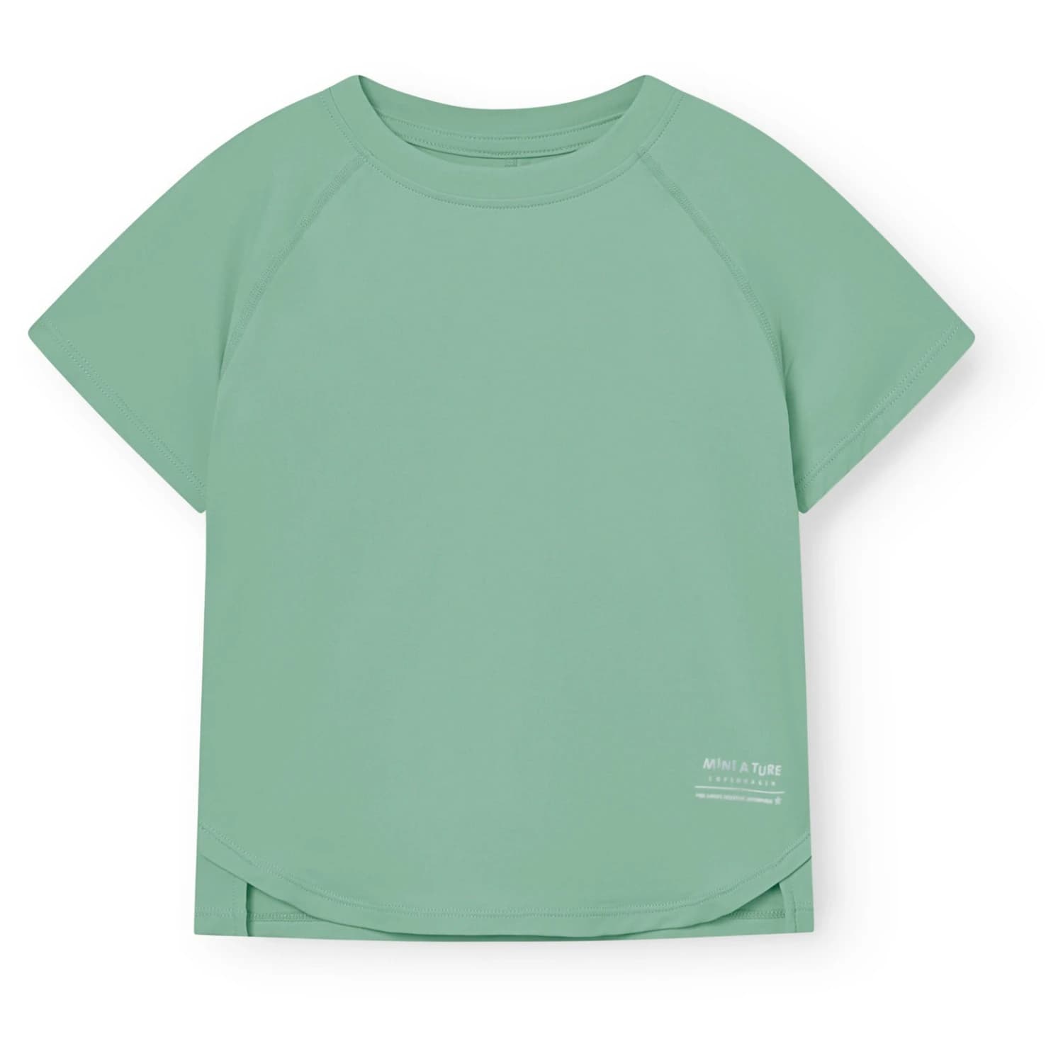 Детска спортна тениска Mini A Ture Kid's Matbjergi T-Shirt Sport shirt - Basil Green