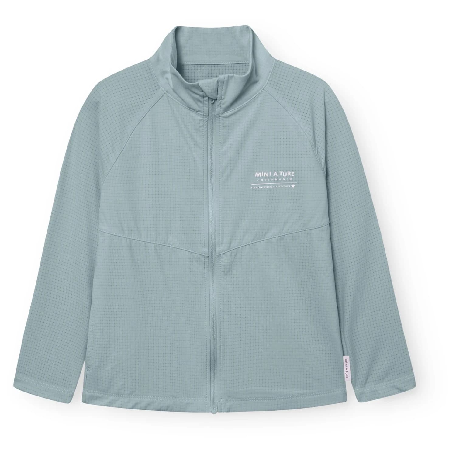 Детско яке за тренировка Mini A Ture Kid's Matcasey Zip Through Training jacket - Arona Blue