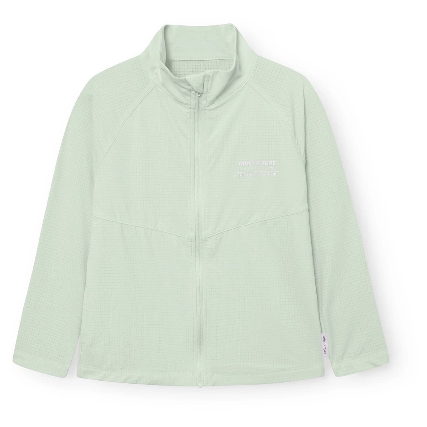 Детско яке за тренировка Mini A Ture Kid's Matcasey Zip Through Training jacket - Sea Foam