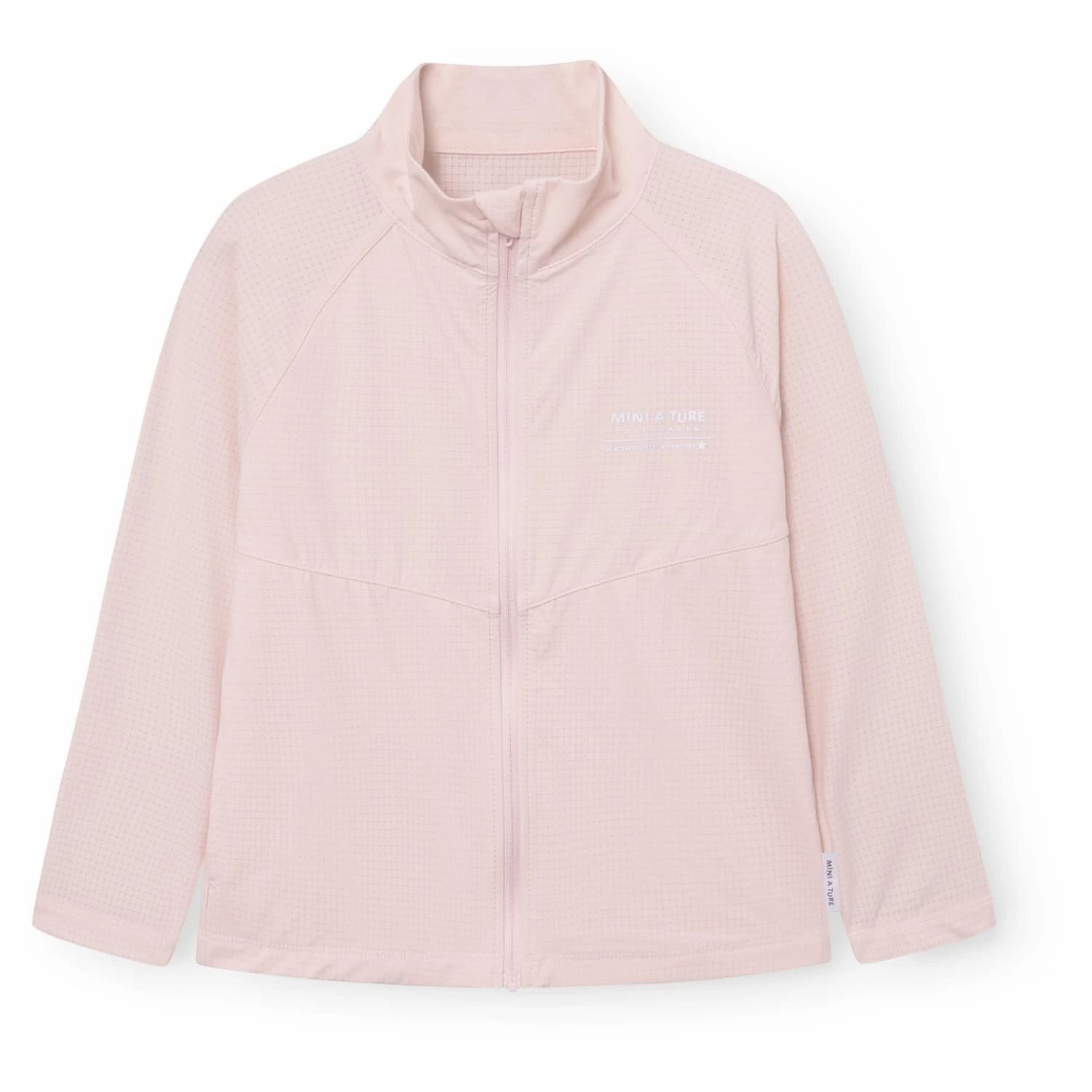 Детско яке за тренировка Mini A Ture Kid's Matcasey Zip Through Training jacket - Silver Peony