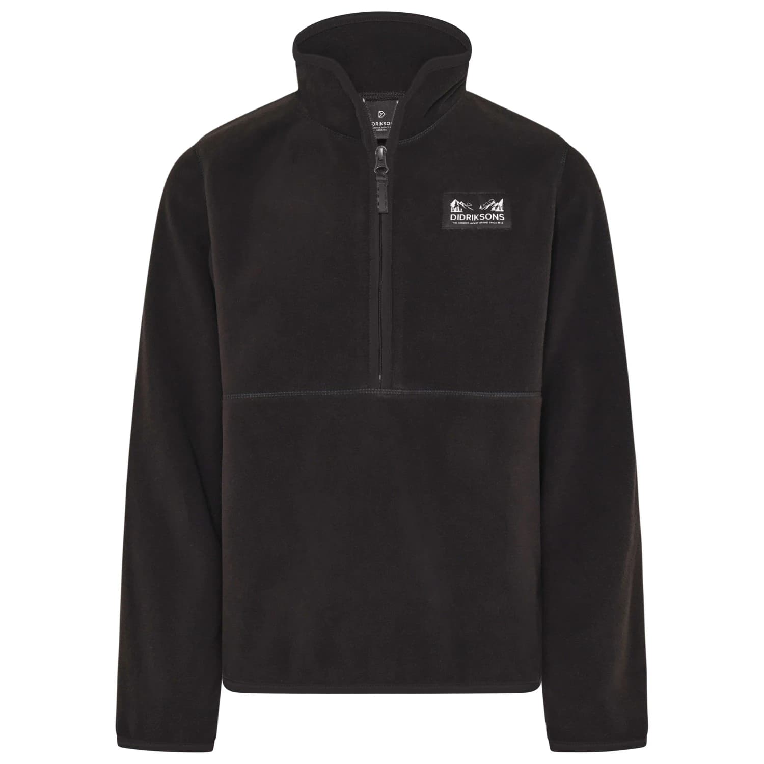 Детски поларен пуловер Didriksons Kid's Rubi Half Zip Fleece jumper - Black