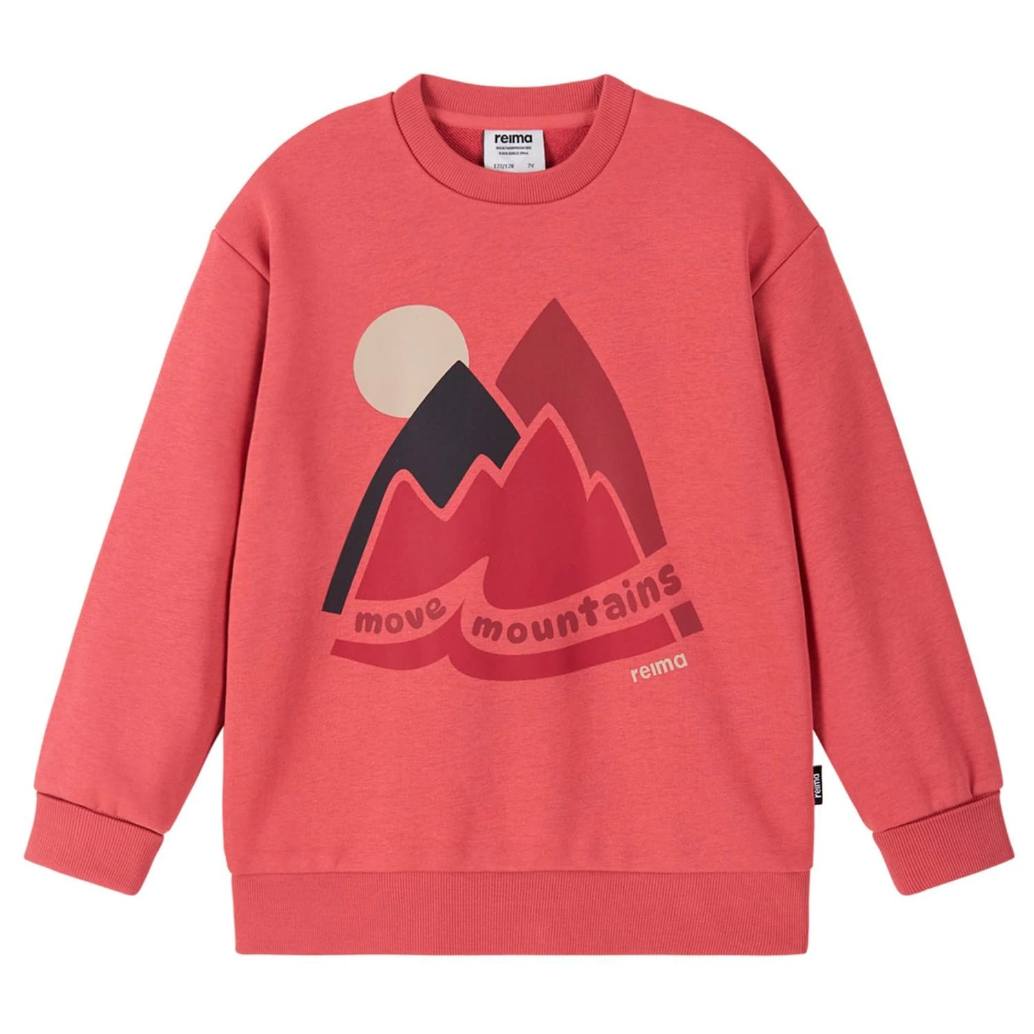 Детски пуловер Reima Kid's Collari Jumper - Red Clay